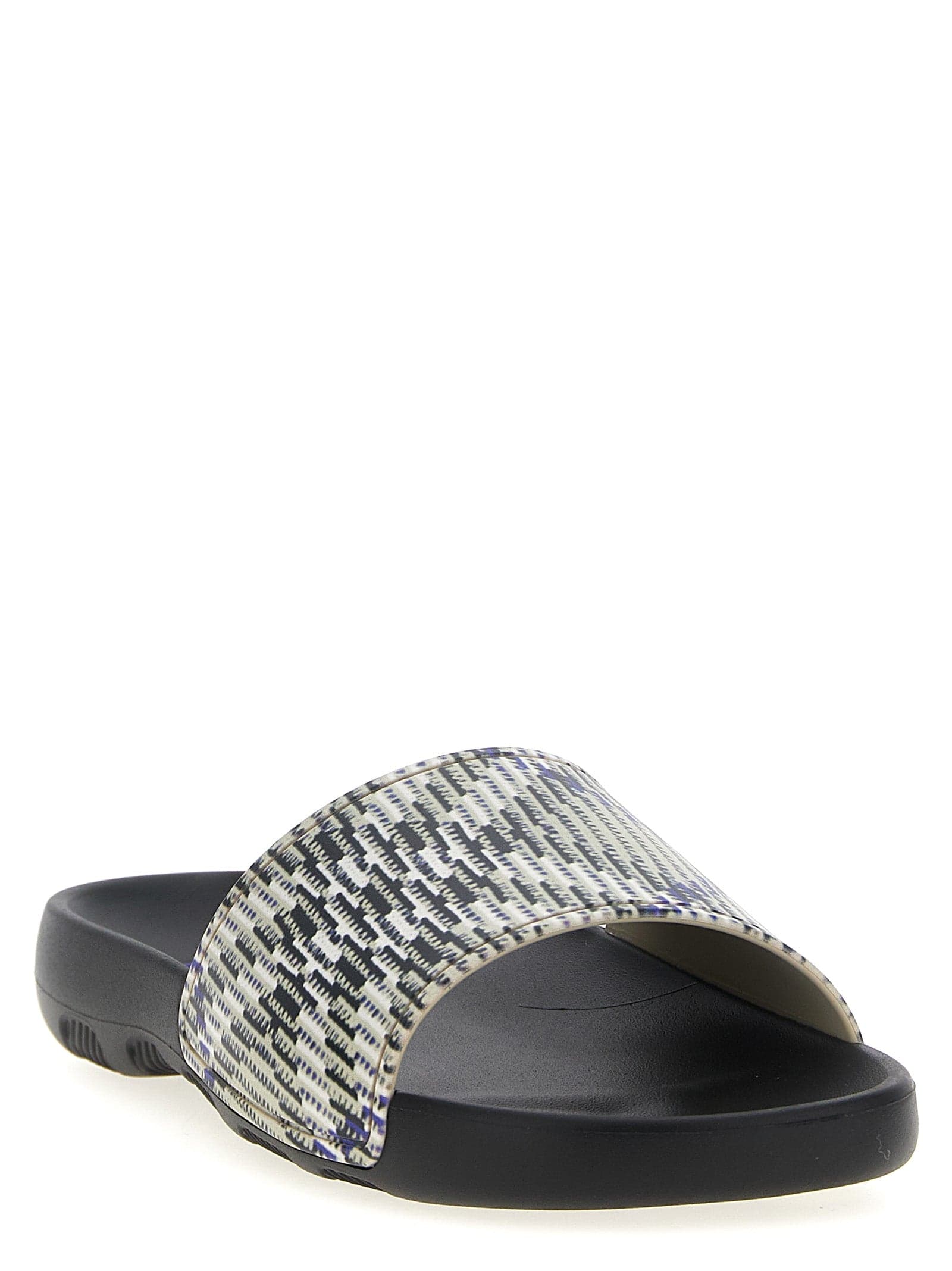 Burberry Multicolor Polyurethane Slides - 2