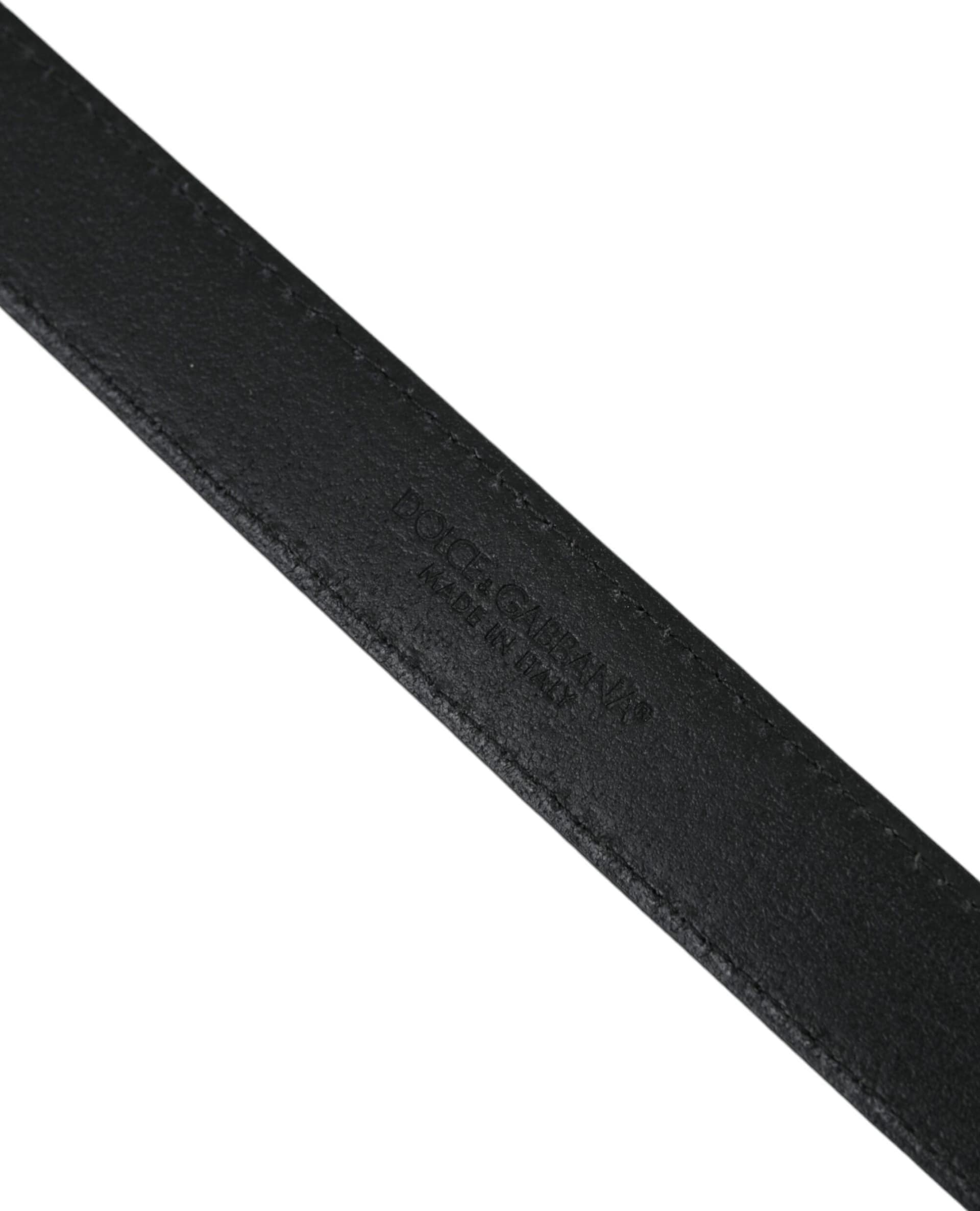 Dolce & Gabbana Beige Suede Leather Silver Buckle Belt Men - 4