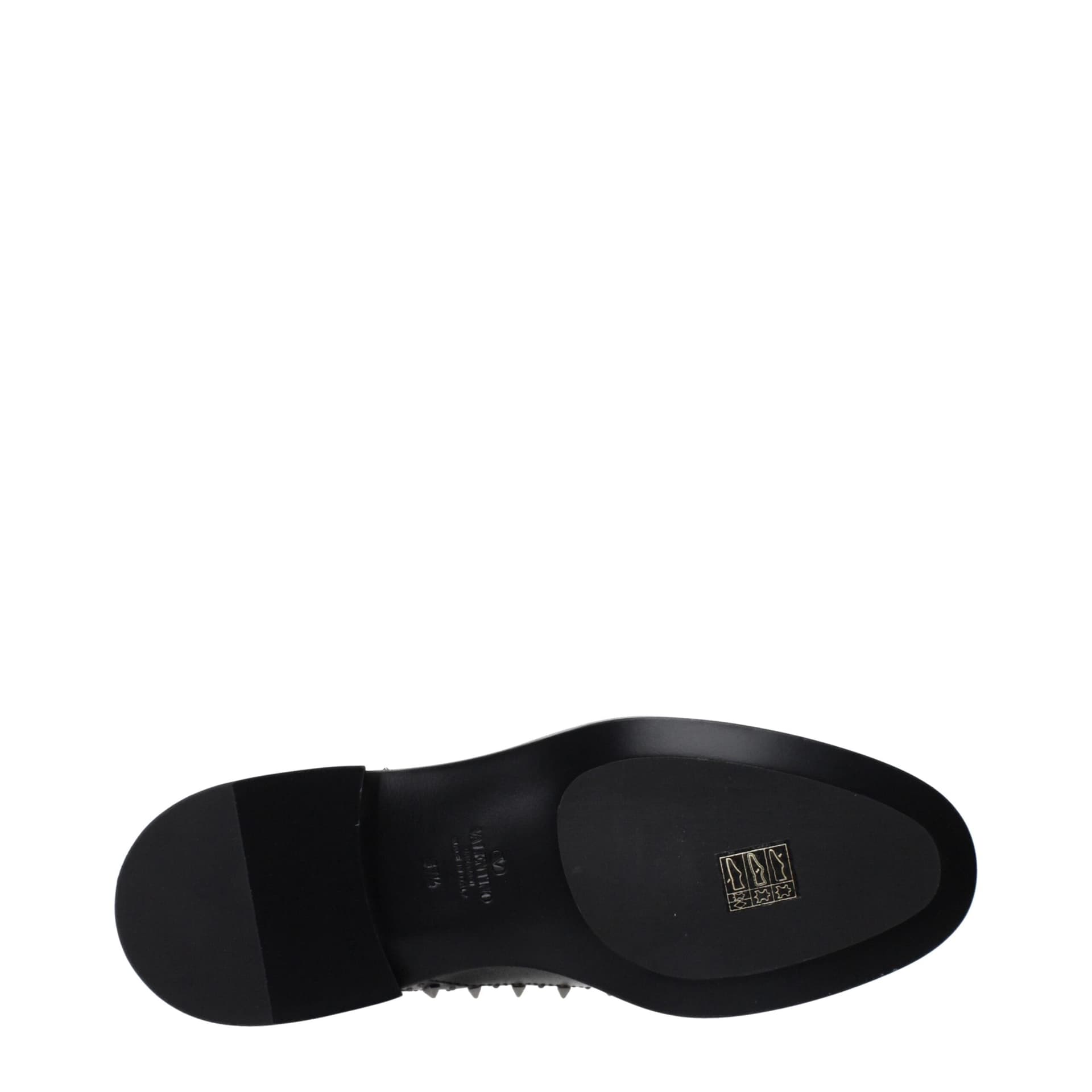 Valentino Garavani Black Leather Oxfords And Derbies - 5