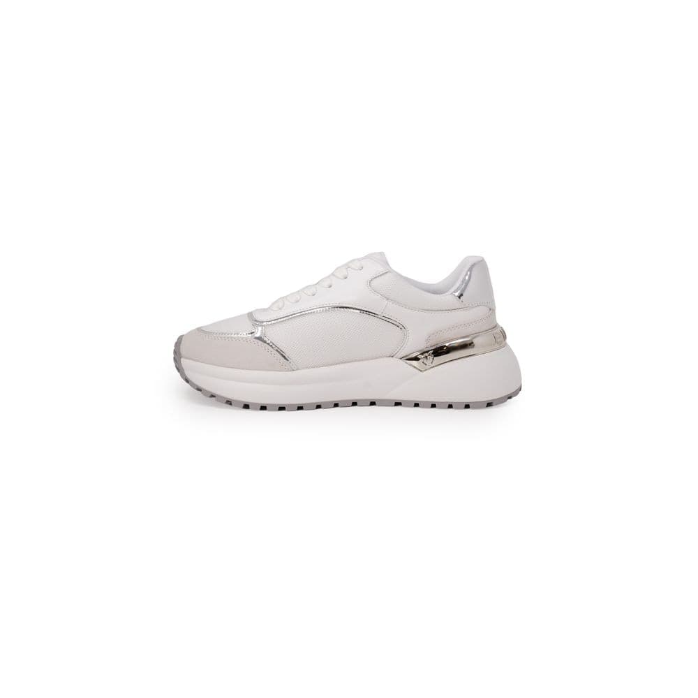 PINKO White Leather Low Top Sneakers - 3