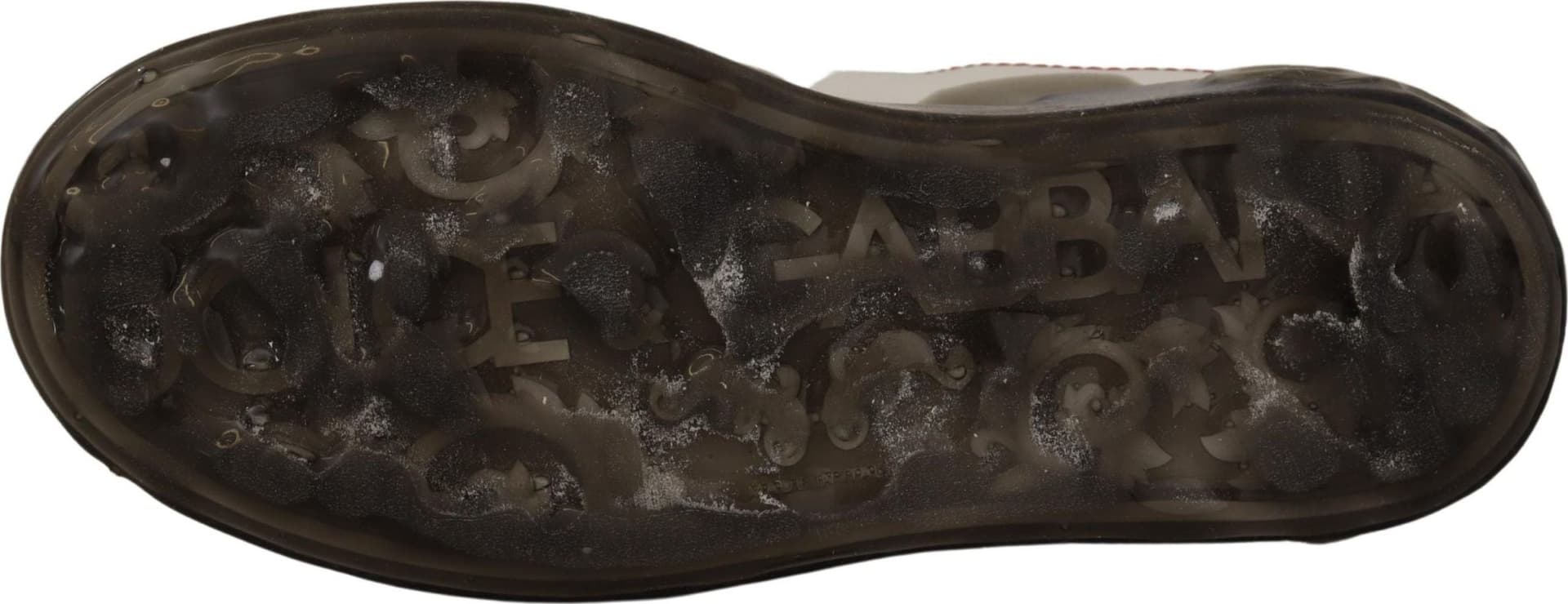 Dolce & Gabbana White Leather Shoes Womens Logo Portofino Sneakers - 5
