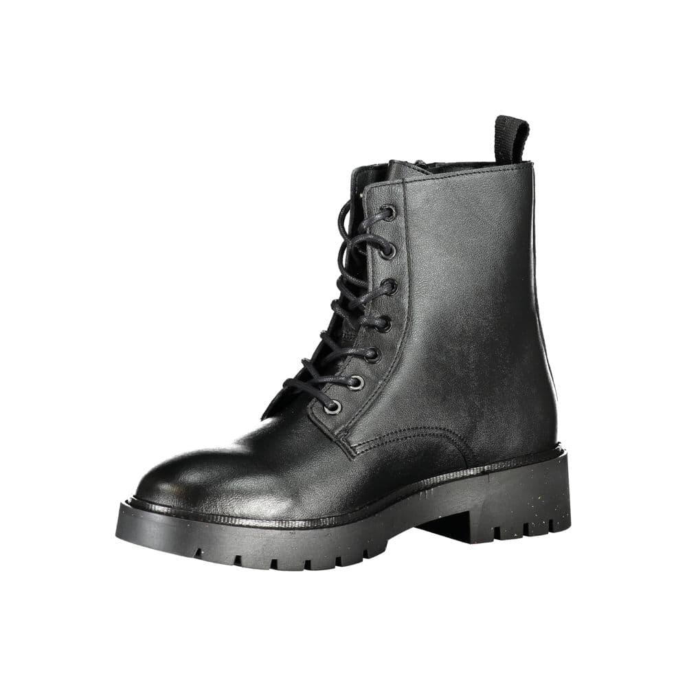 Calvin Klein Black Polyurethane Men Ankle Boot - 3