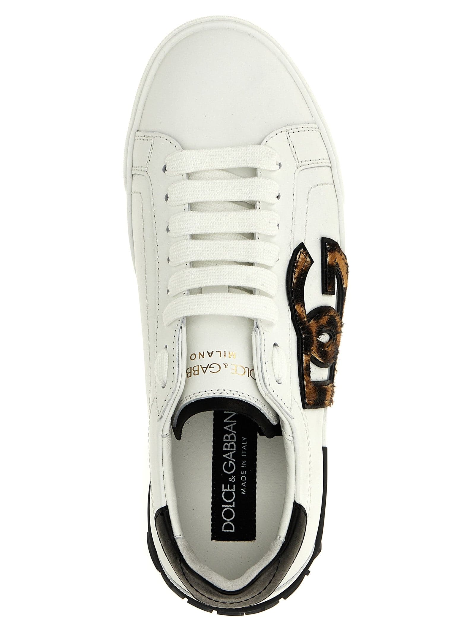 Dolce & Gabbana Multicolor Calfskin Low Top Sneakers - 5