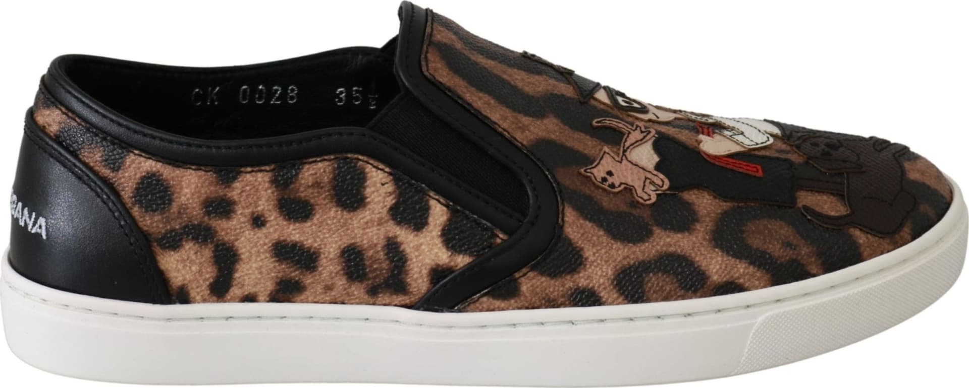 Dolce & Gabbana Leather Leopard #dgfamily Loafers Shoes - 7