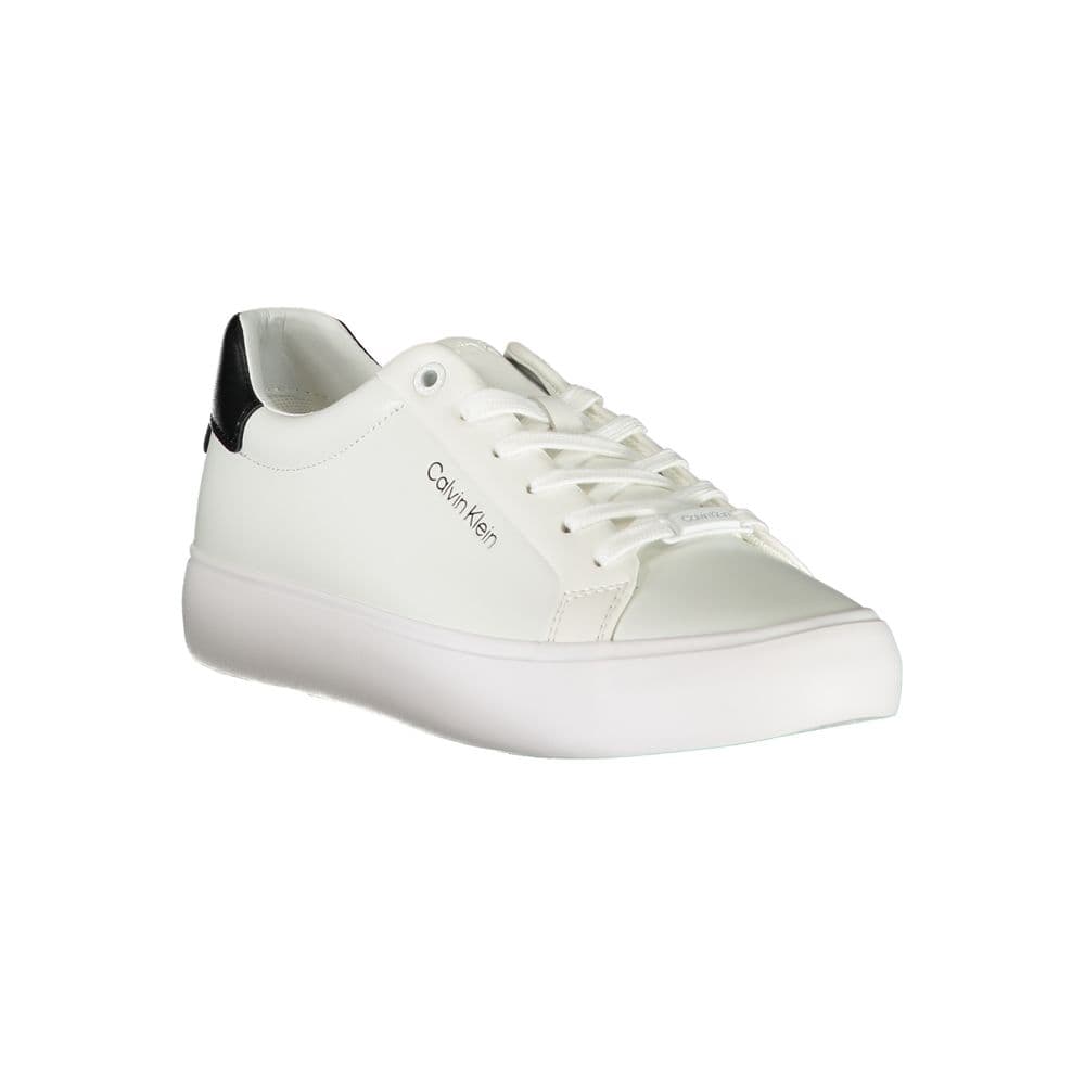 Calvin Klein Bianco Leather Women Sneaker - 2