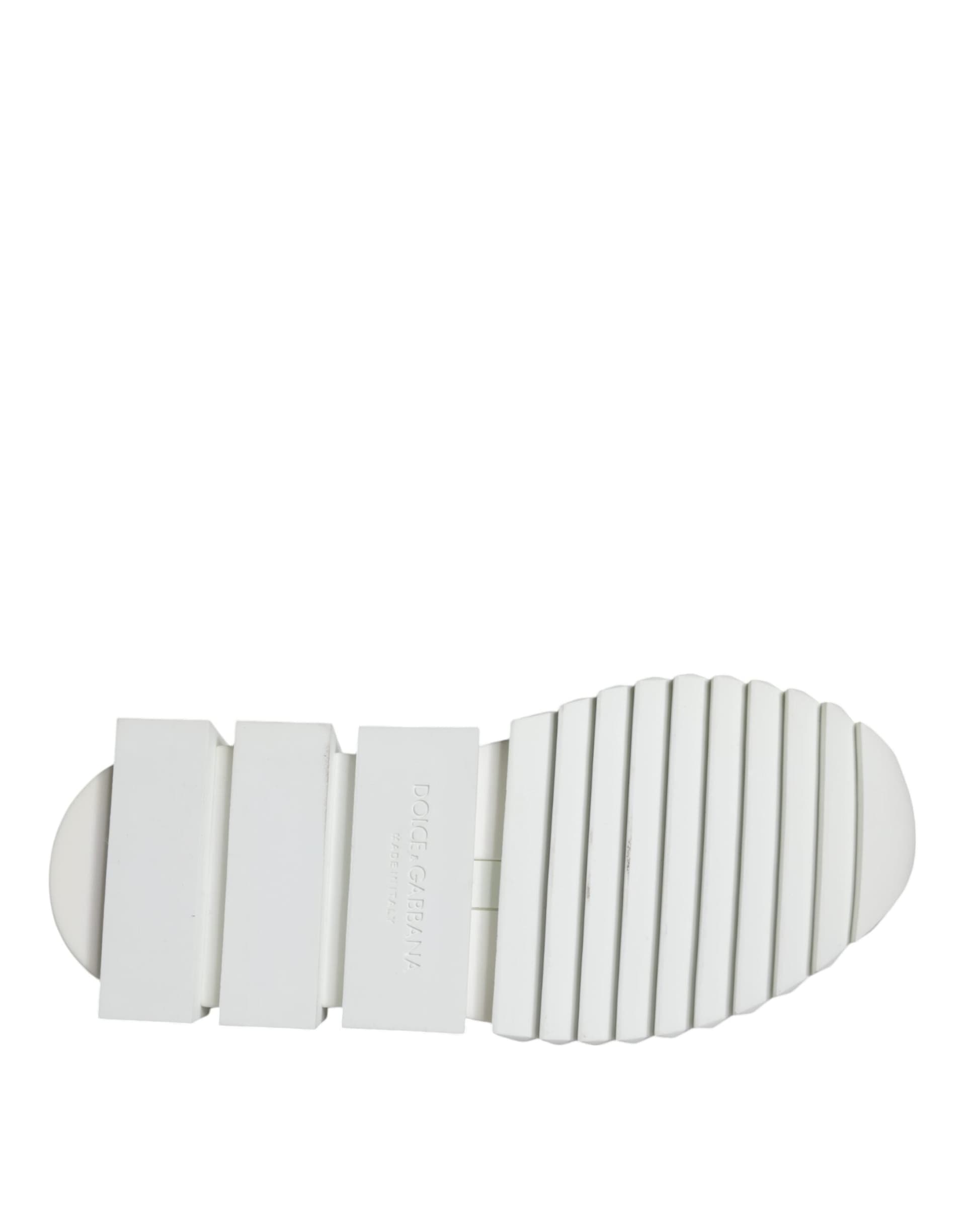 Dolce & Gabbana White Mesh Sorrento Trekking Sneakers Shoes - 5