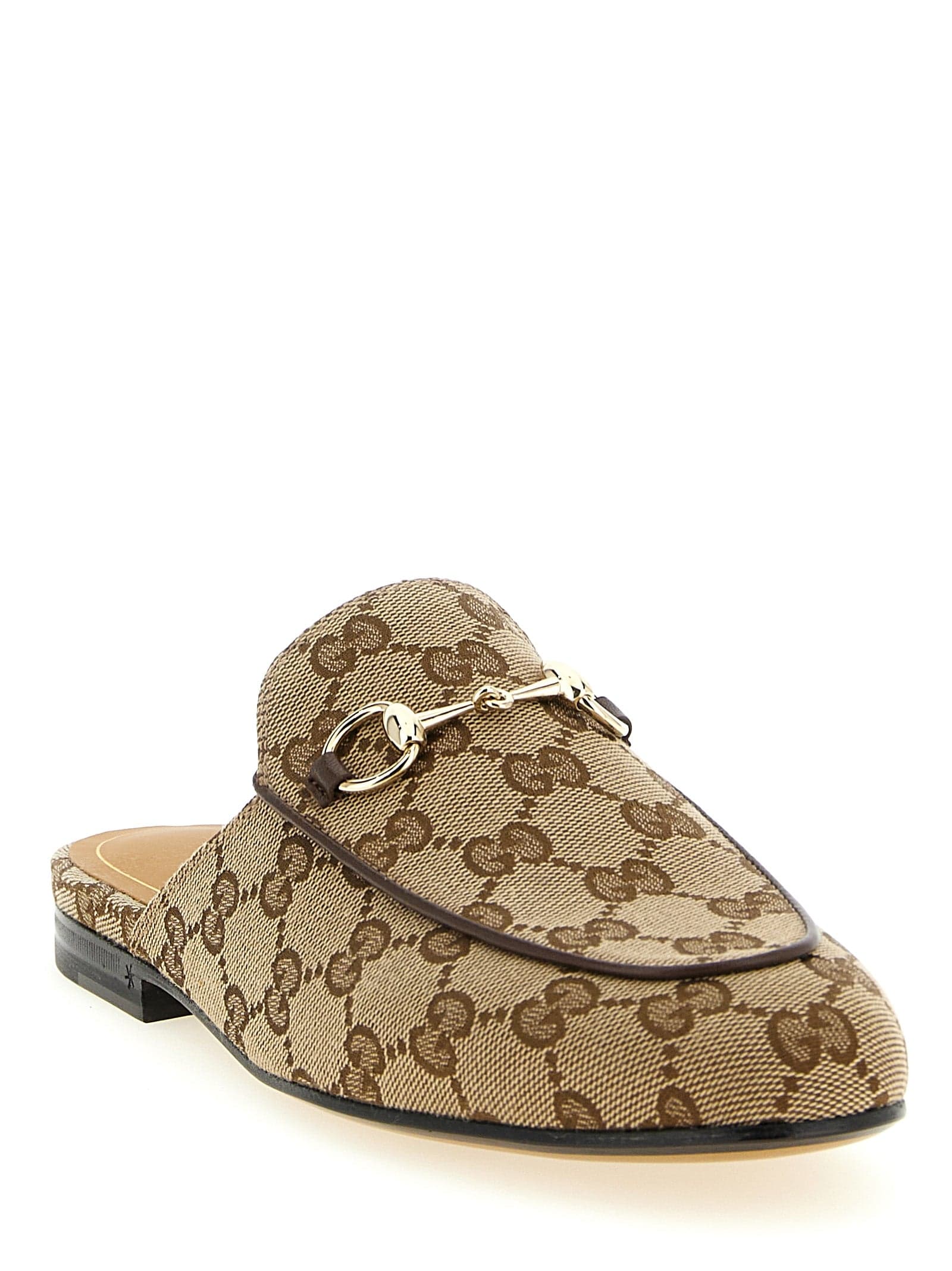 Gucci Beige Polyester Mules - 2