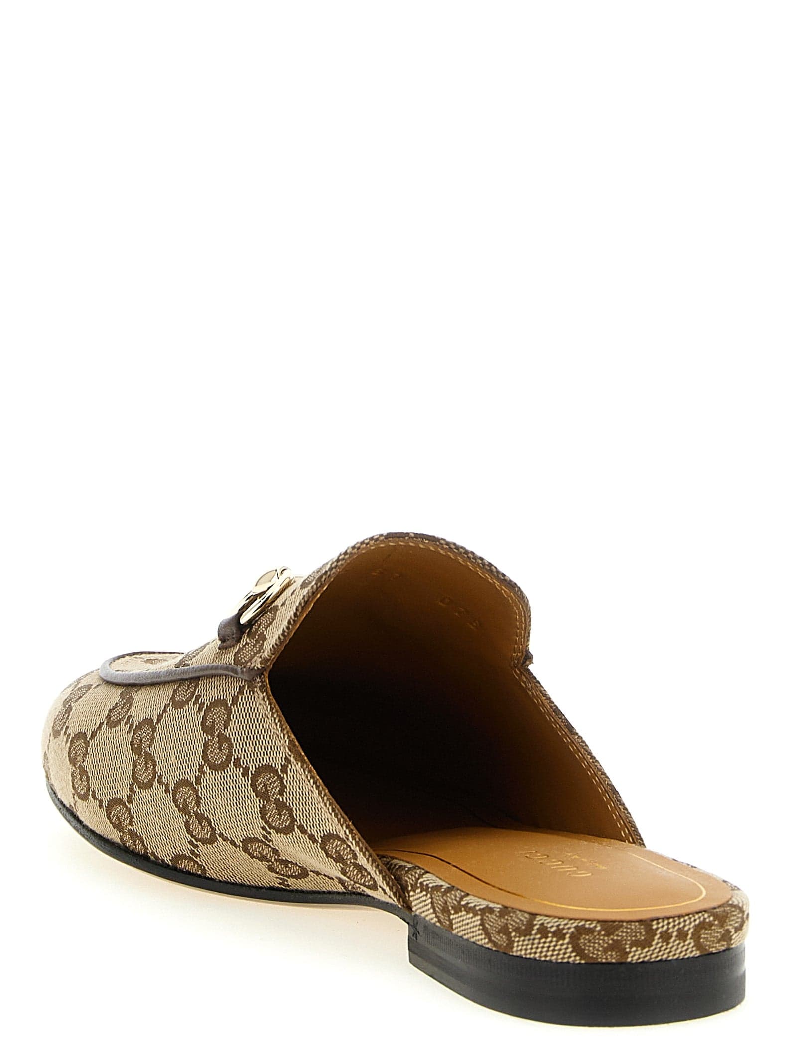Gucci Beige Polyester Mules - 3