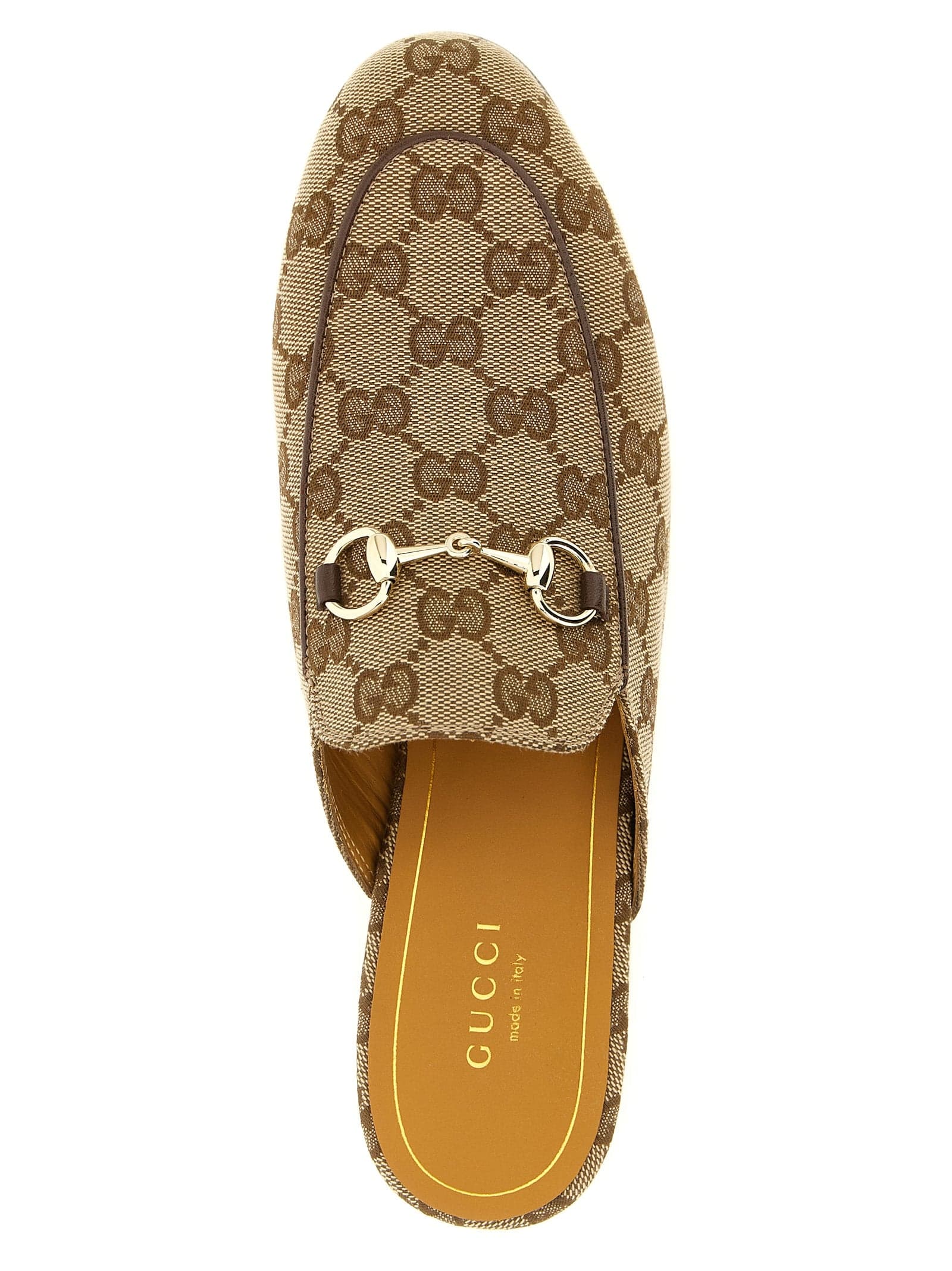 Gucci Beige Polyester Mules - 4