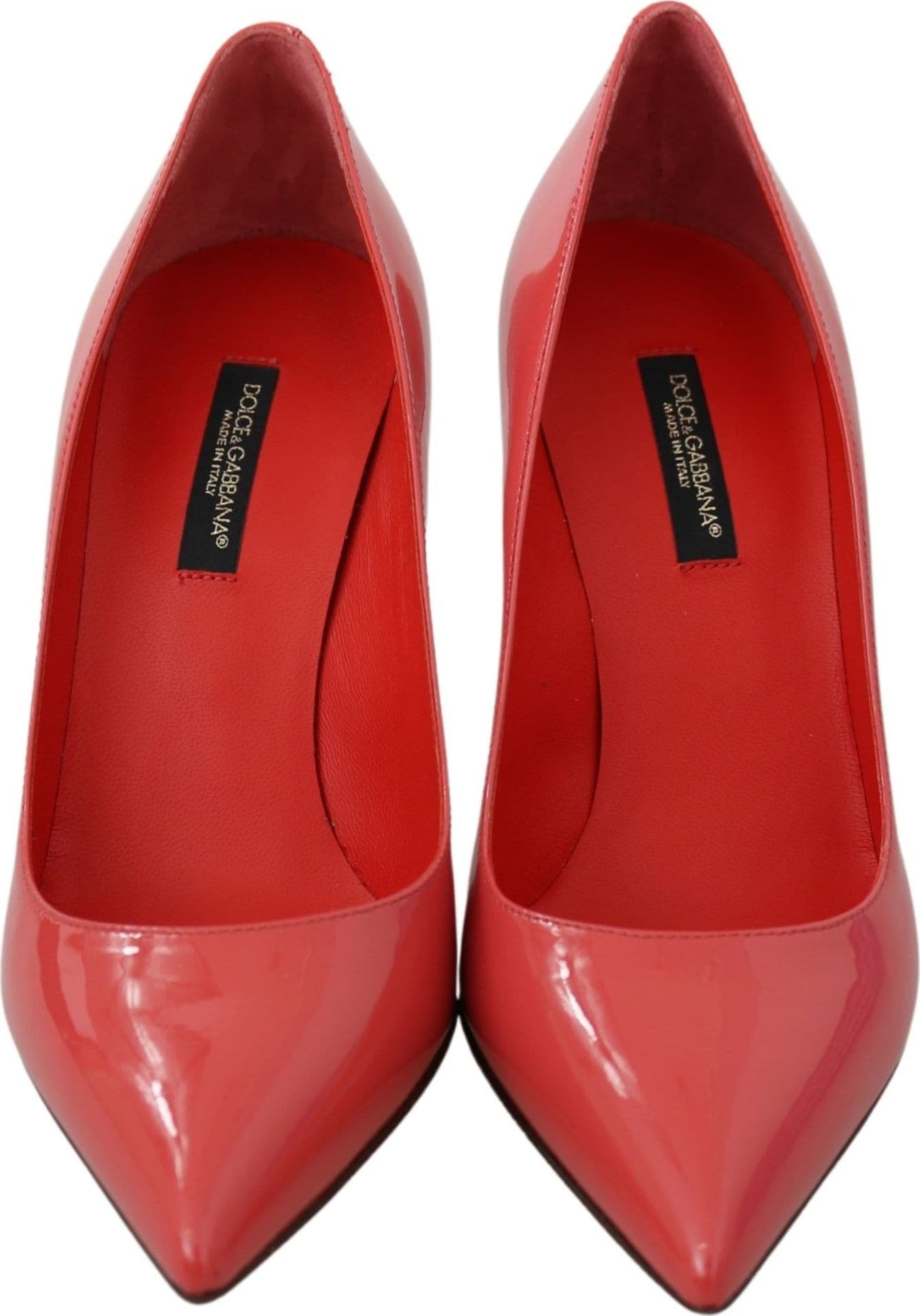 Dolce & Gabbana Dark Pink Patent Leather Heels Pumps - 3