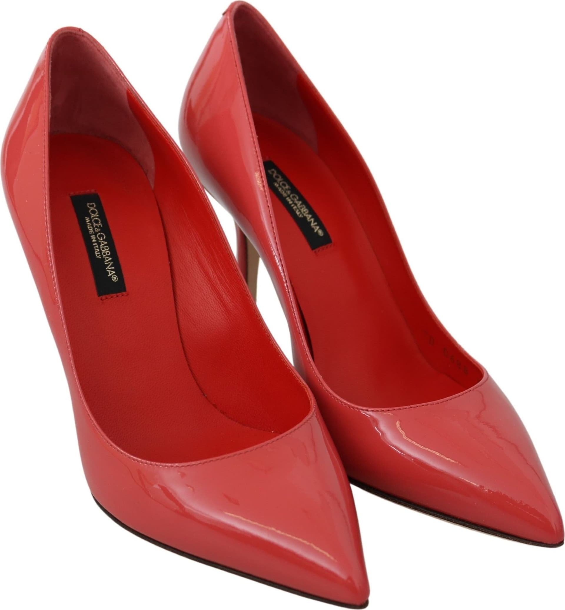 Dolce & Gabbana Dark Pink Patent Leather Heels Pumps - 4