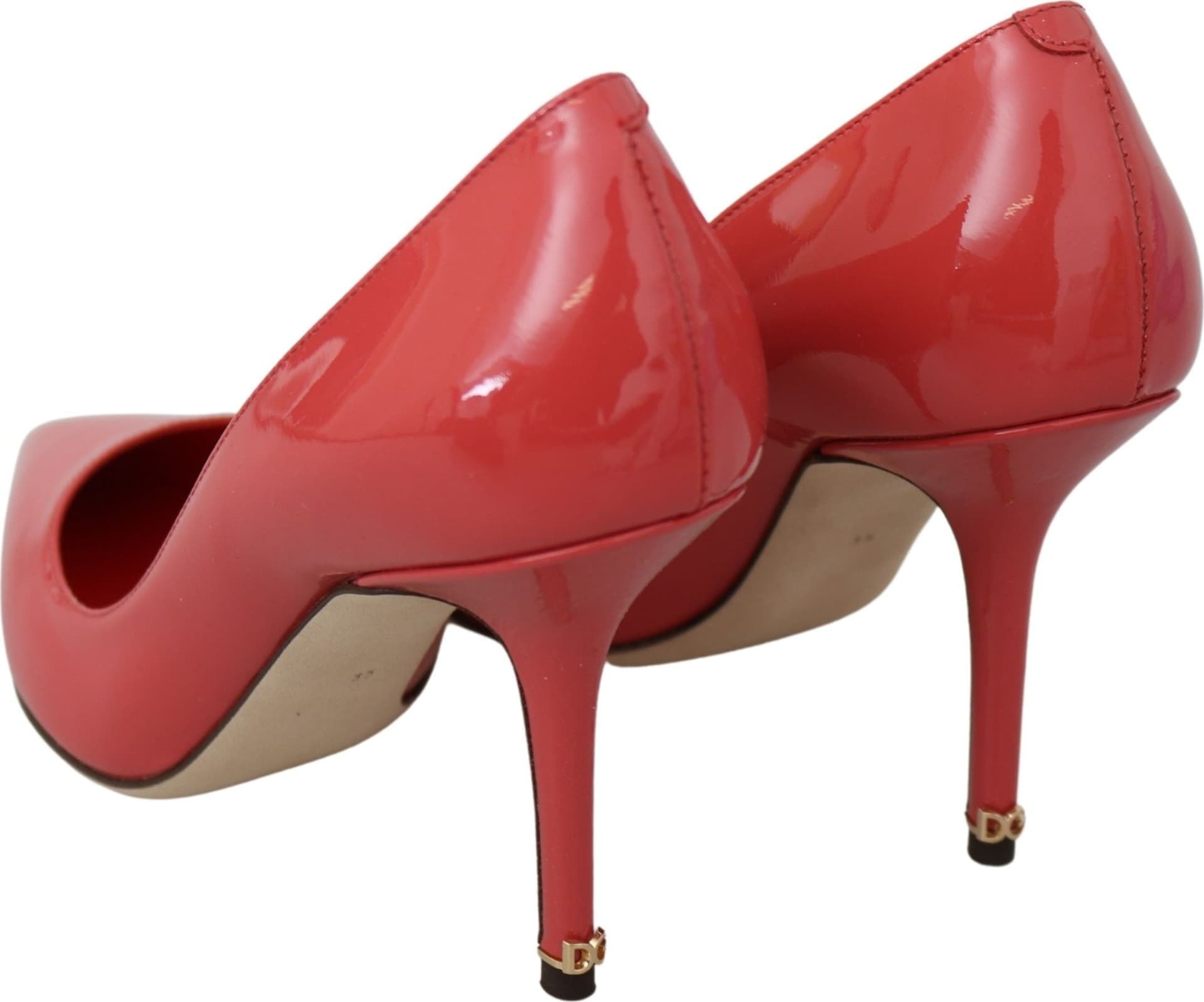 Dolce & Gabbana Dark Pink Patent Leather Heels Pumps - 5