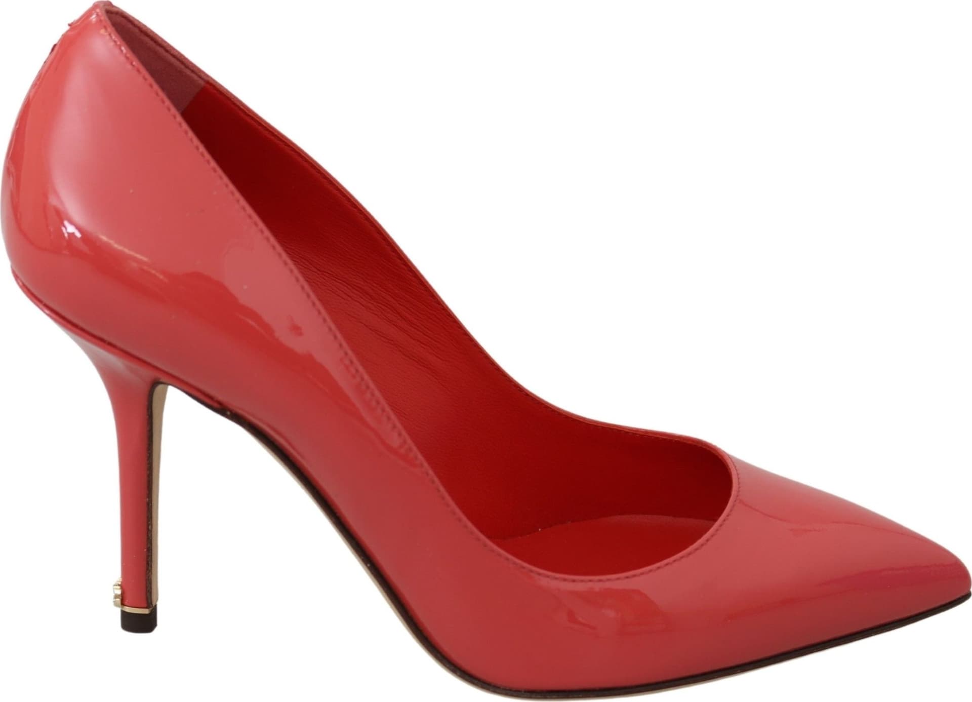 Dolce & Gabbana Dark Pink Patent Leather Heels Pumps - 6