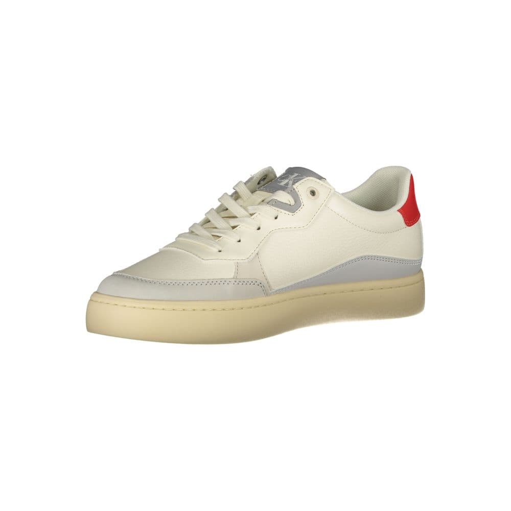 Calvin Klein White Polyurethane Men Sneaker - 3