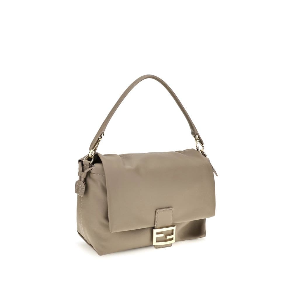 Fendi Beige Calf Leather Bos Taurus Shoulder Bag - 2