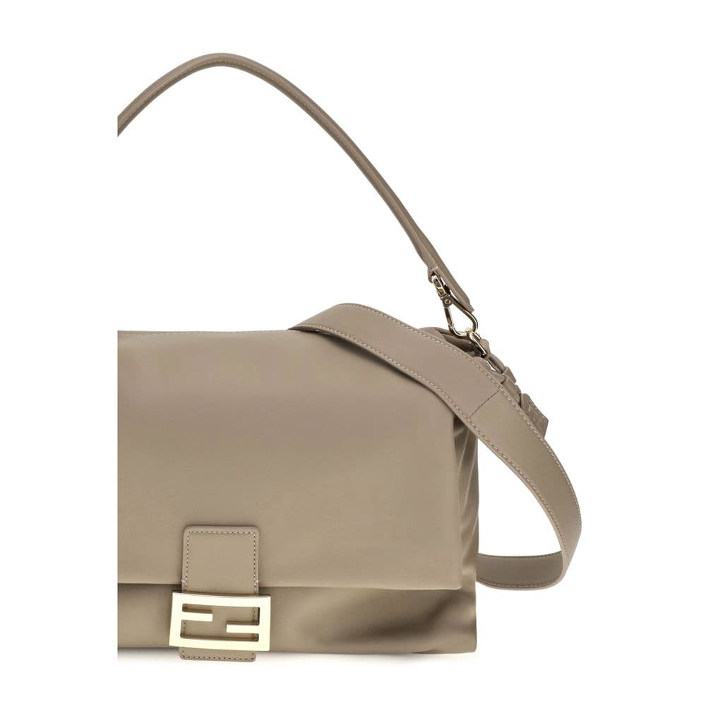 Fendi Beige Calf Leather Bos Taurus Shoulder Bag - 4