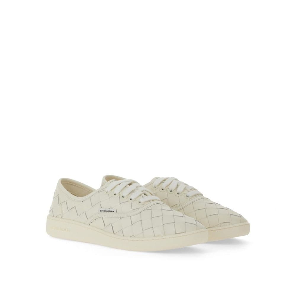 Bottega Veneta White Calfskin Sneakers - 2