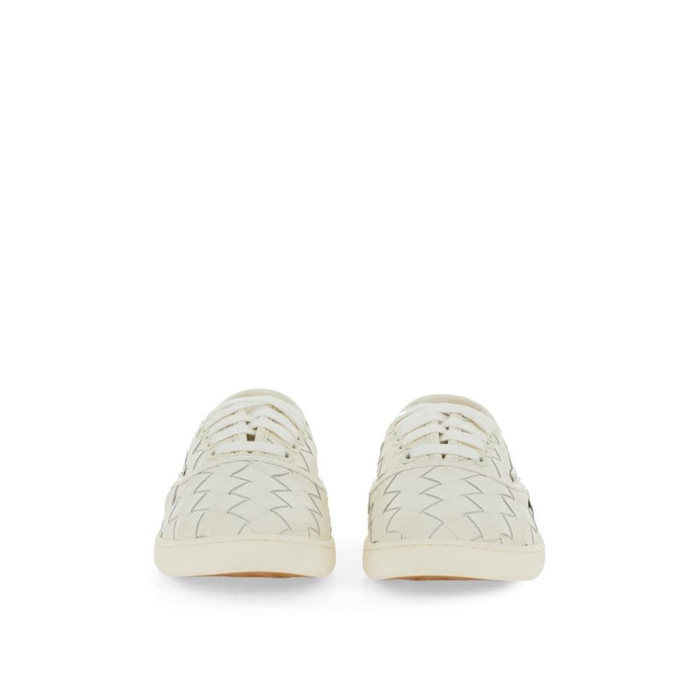 Bottega Veneta White Calfskin Sneakers - 4