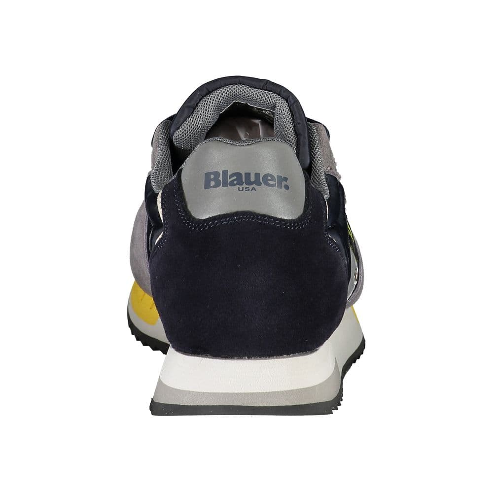 Blauer Blue Leather Men Sneaker - 2