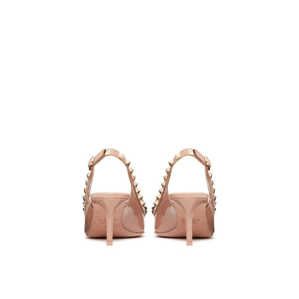 Valentino Garavani Beige Calfskin High Heel Pumps - 2