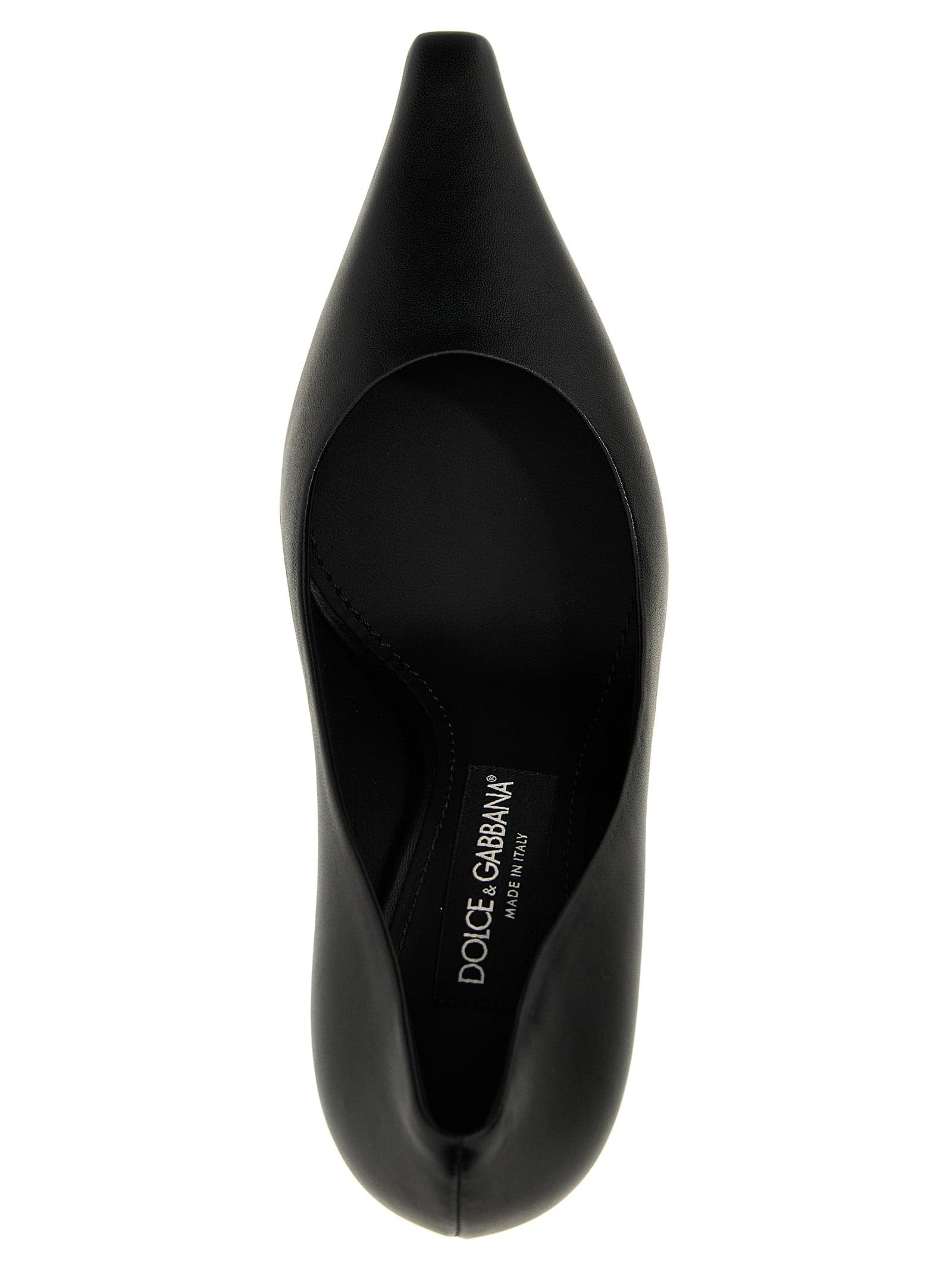 Dolce & Gabbana Black Lamb Leather High Heel Pumps - 4