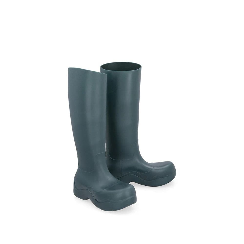 Bottega Veneta Bicolor Rubber Rain Boots - 2