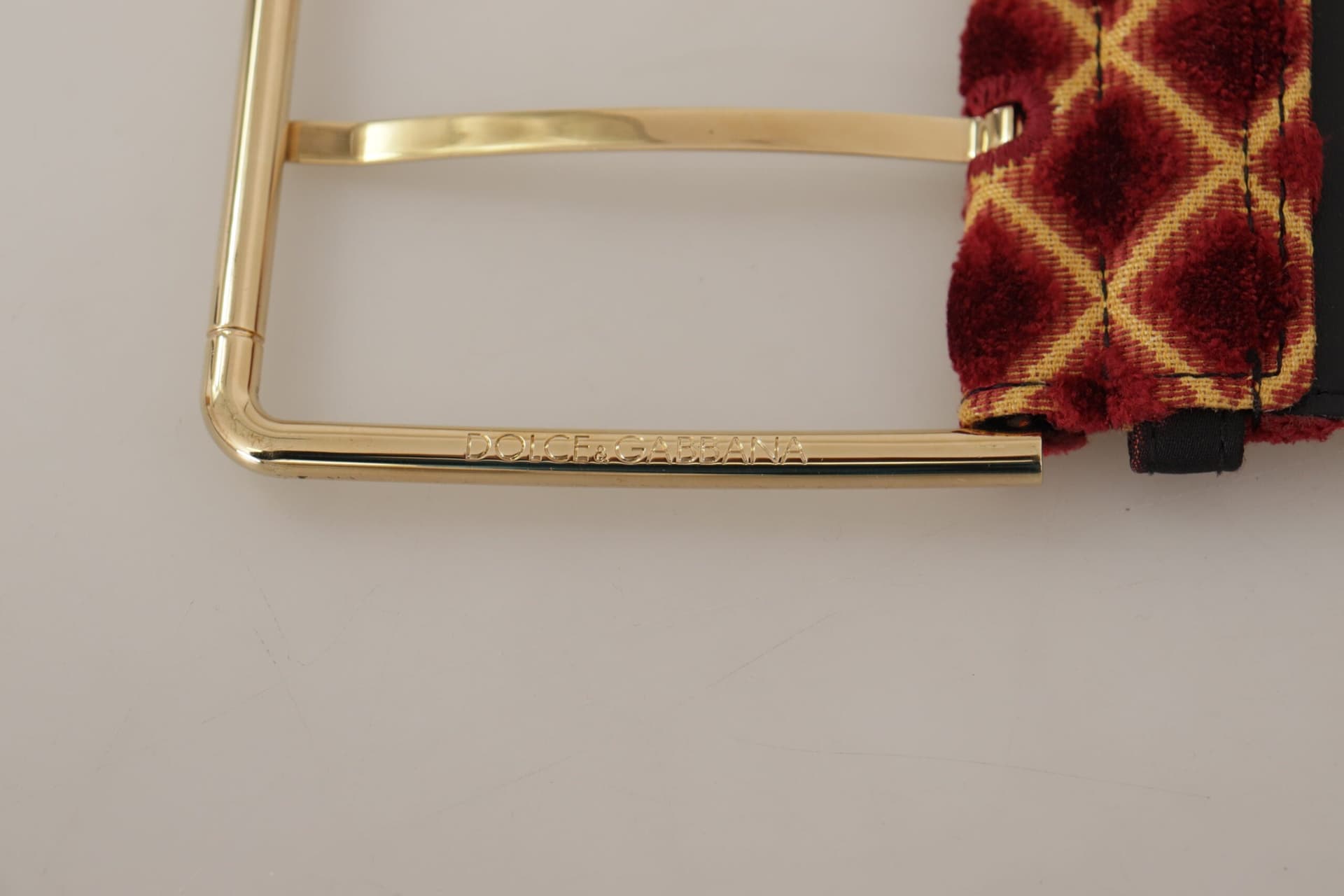 Dolce & Gabbana Multicolor Wide Leather Floral Gold Metal Buckle Belt - 4