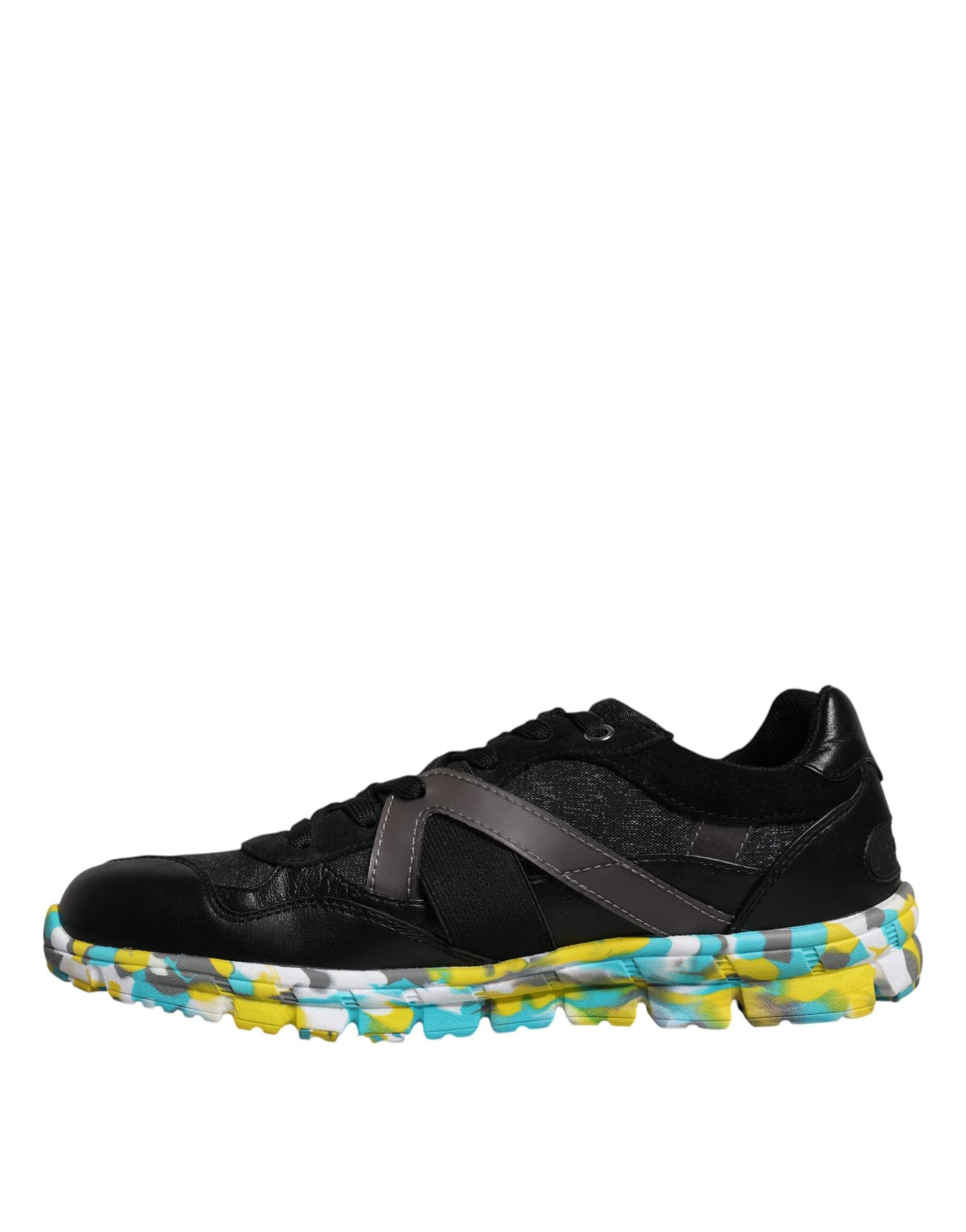 Dolce & Gabbana Black Polyester Low Top Men Sneakers Shoes - 4