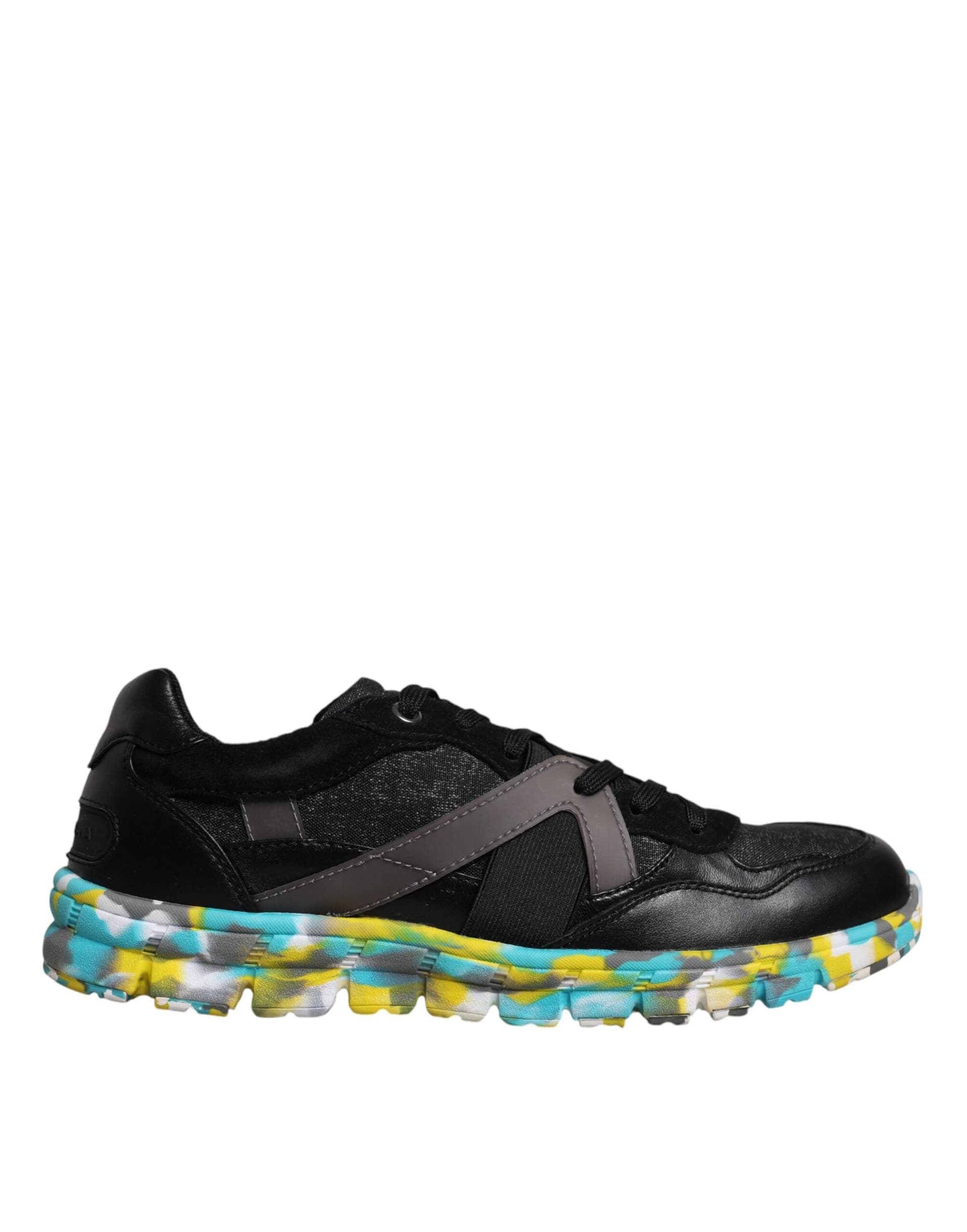 Dolce & Gabbana Black Polyester Low Top Men Sneakers Shoes - 5