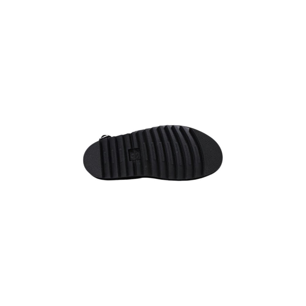 Dr. Martens Black Leather Flat Sandals - 5