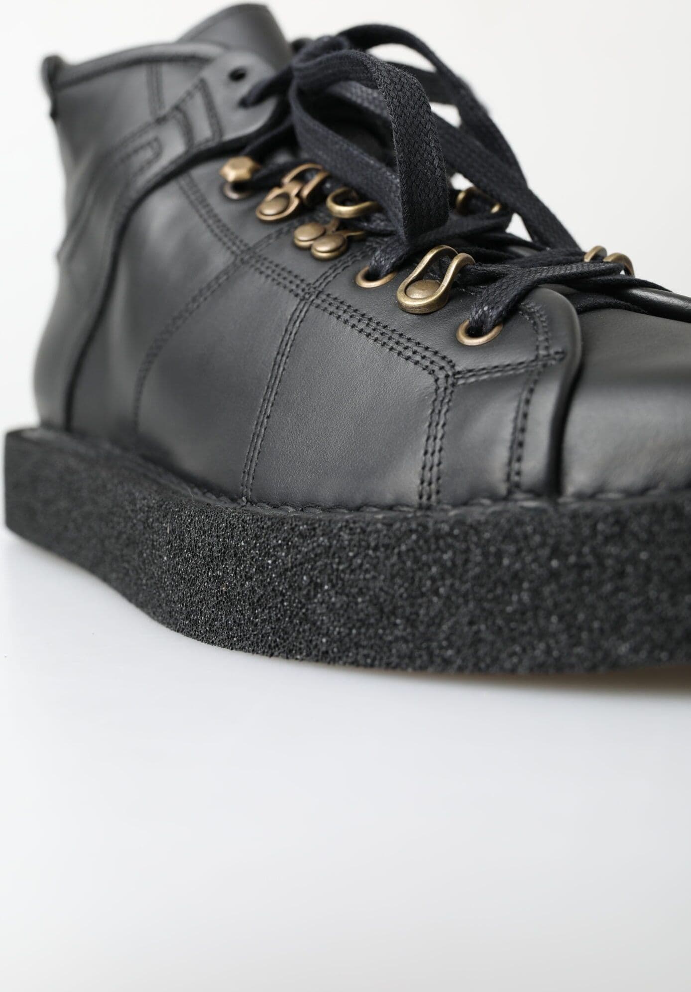 Dolce & Gabbana Black Leather Slip on Stretch Boots - 4