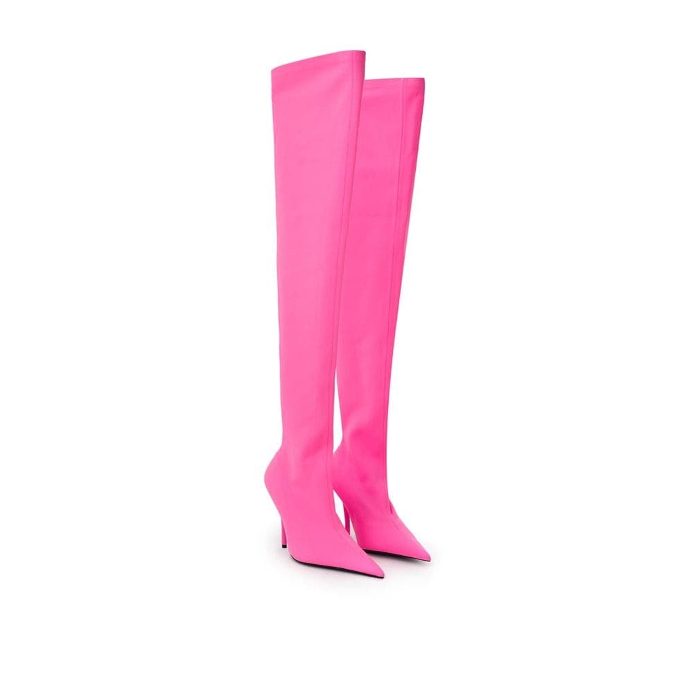 Balenciaga Pink Polyester Boot - 2