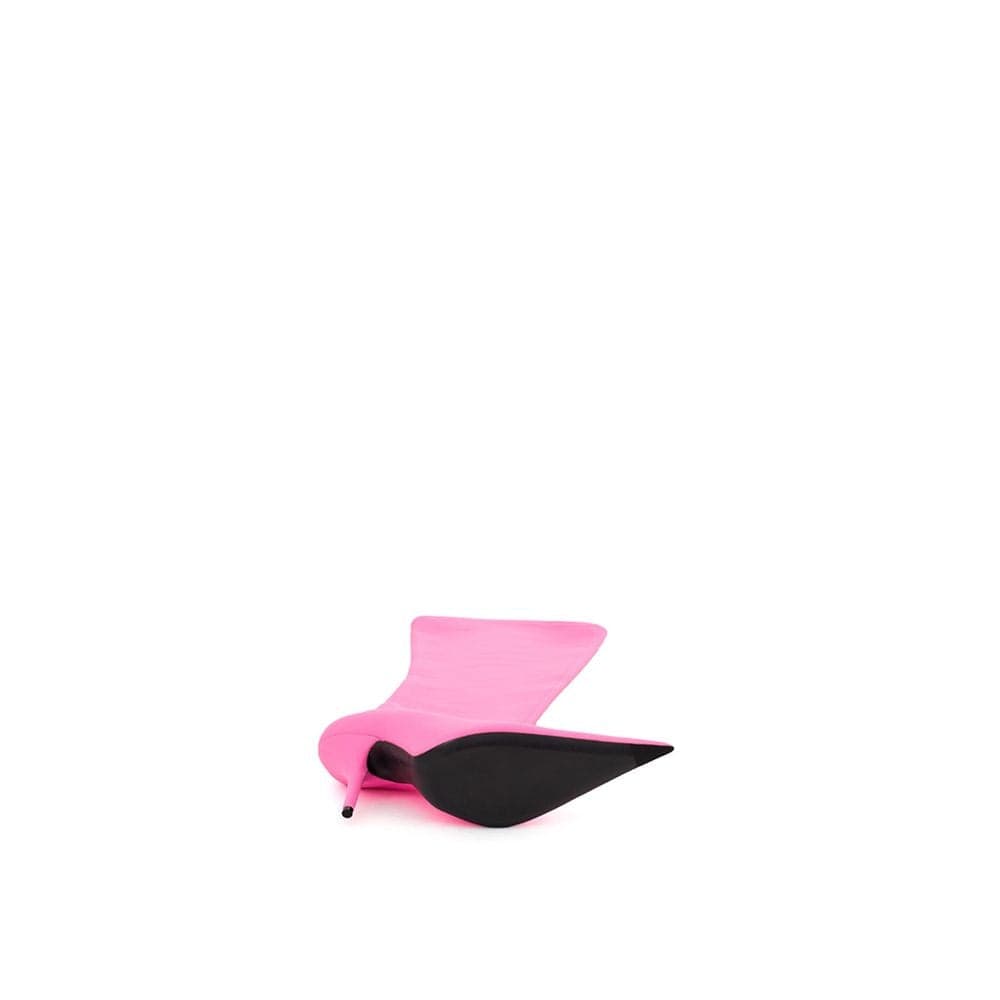 Balenciaga Pink Polyester Boot - 5