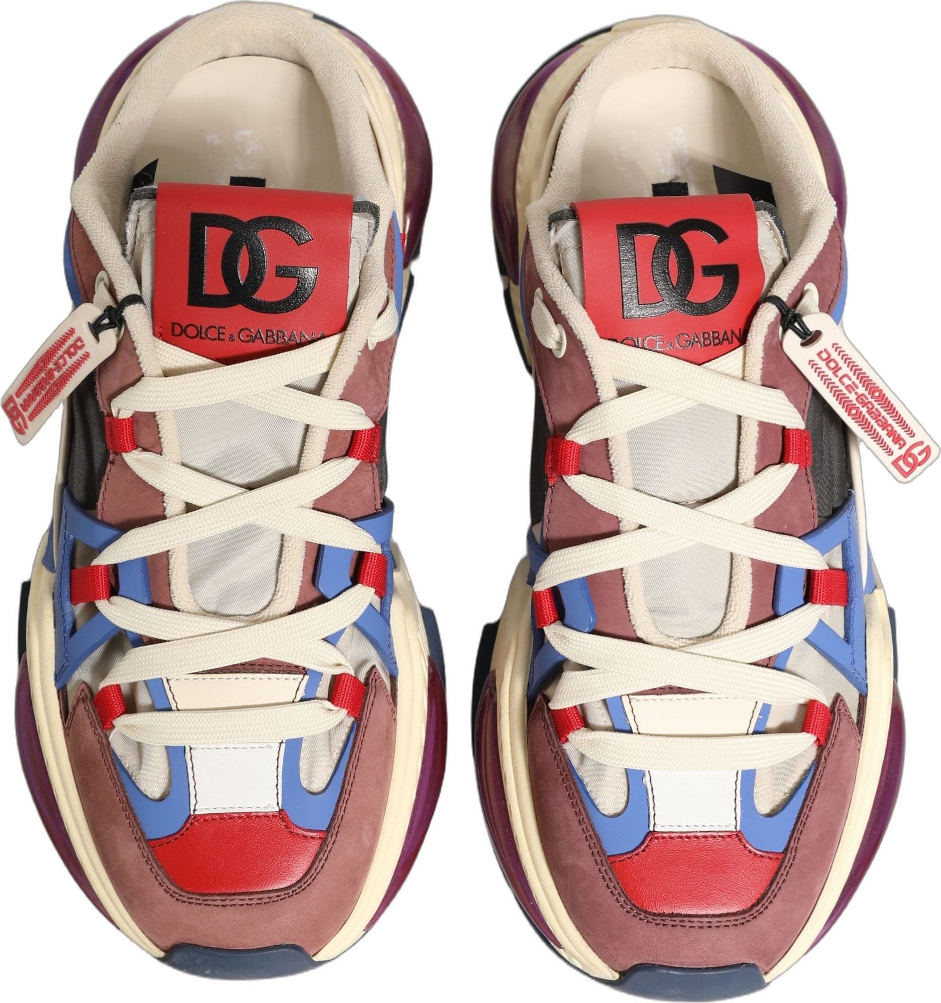 Dolce & Gabbana Multicolor Low Top Airmaster Sneakers Shoes - 3