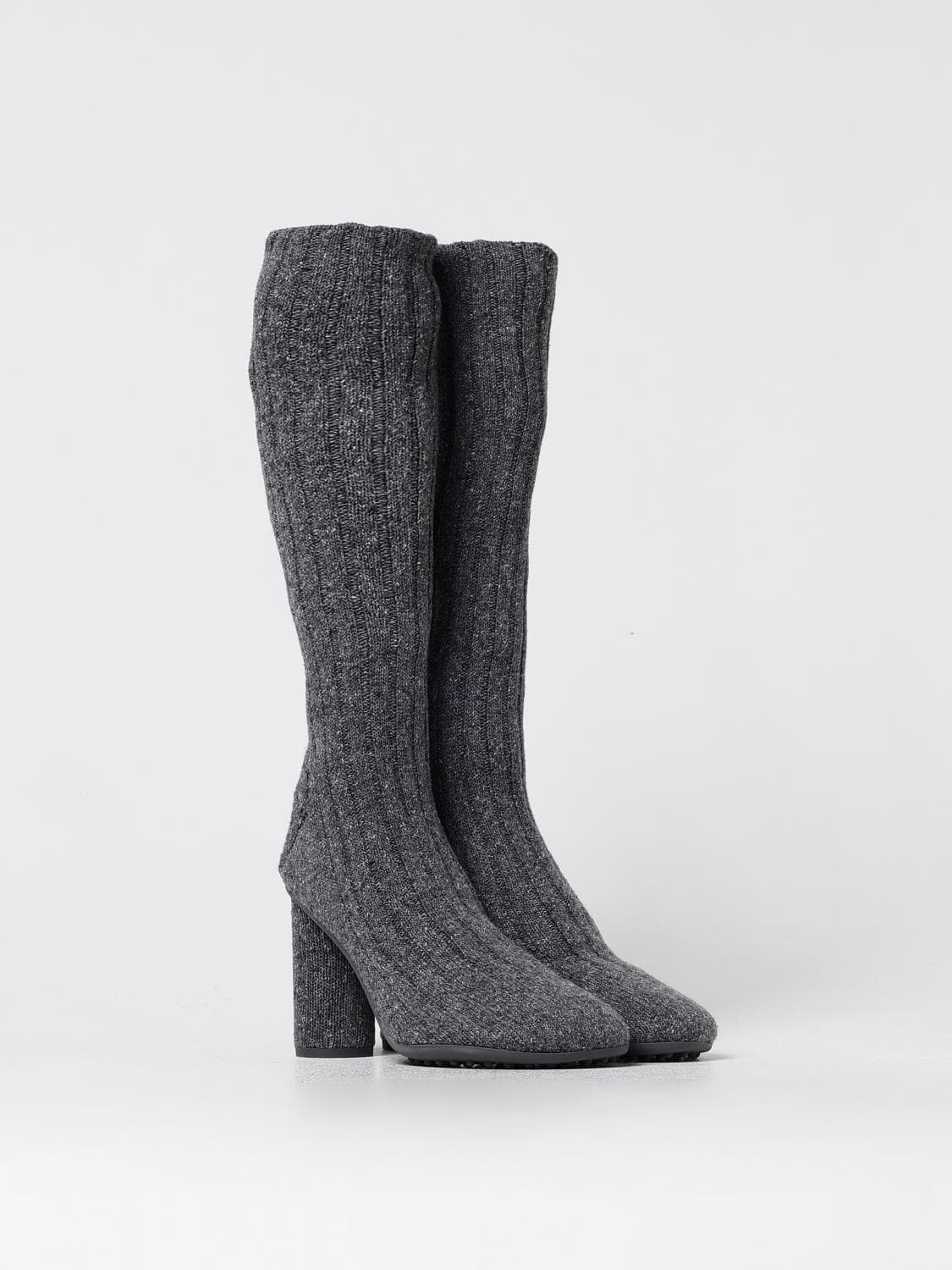 Bottega Veneta Gray Wool Over The Knee - 2