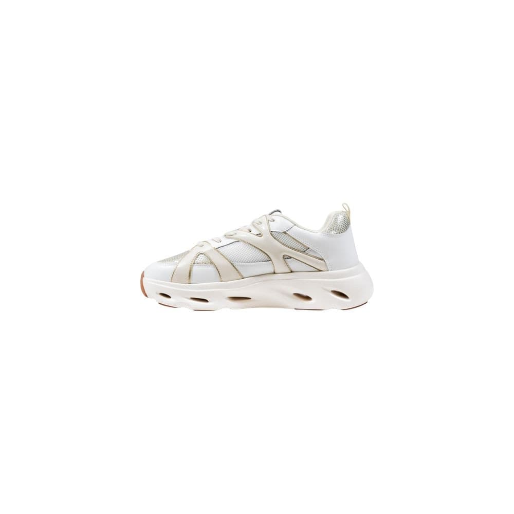 PINKO White Leather Athletic Sneakers - 3