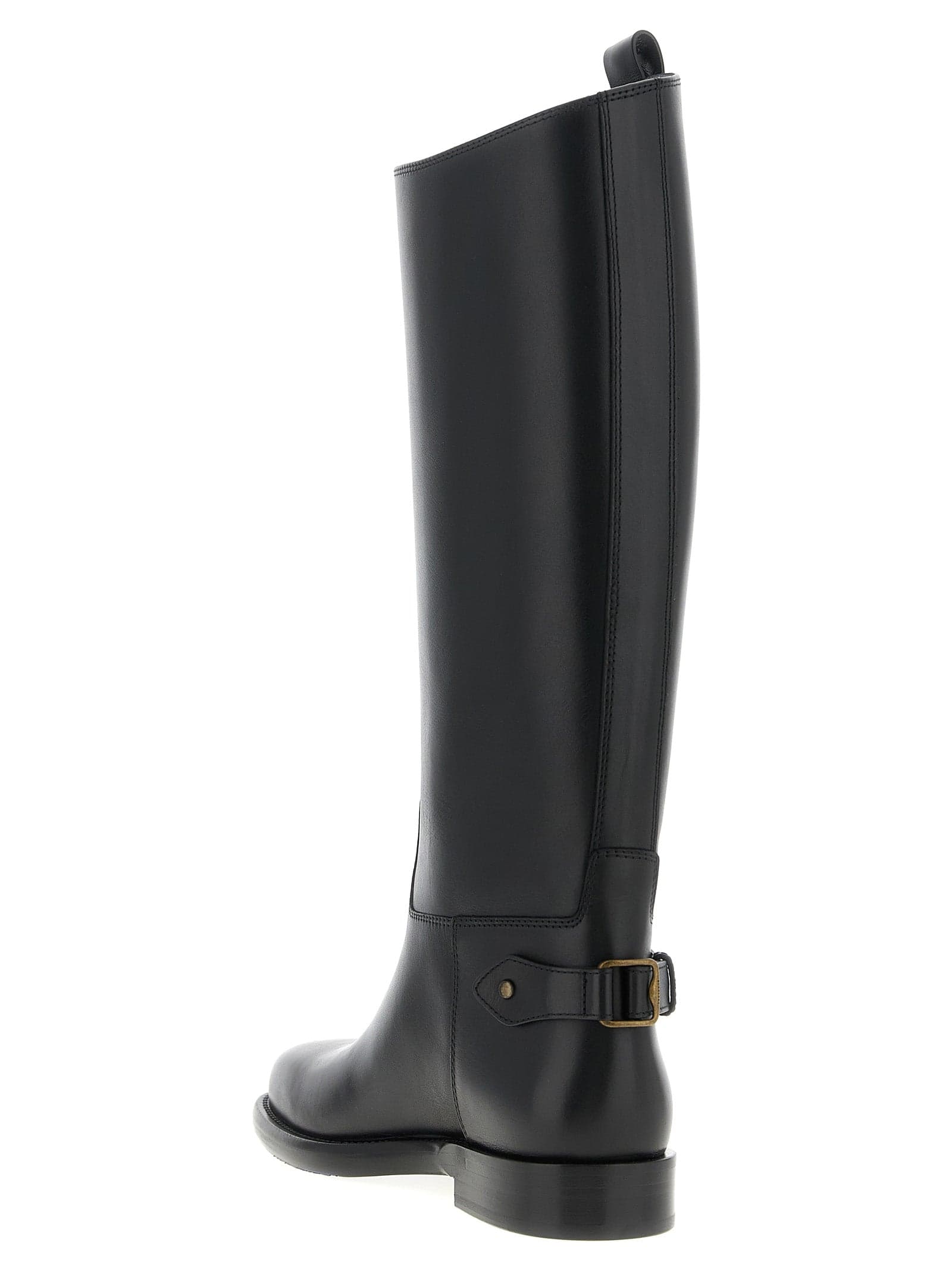 Burberry Black Calfskin Over The Knee - 3