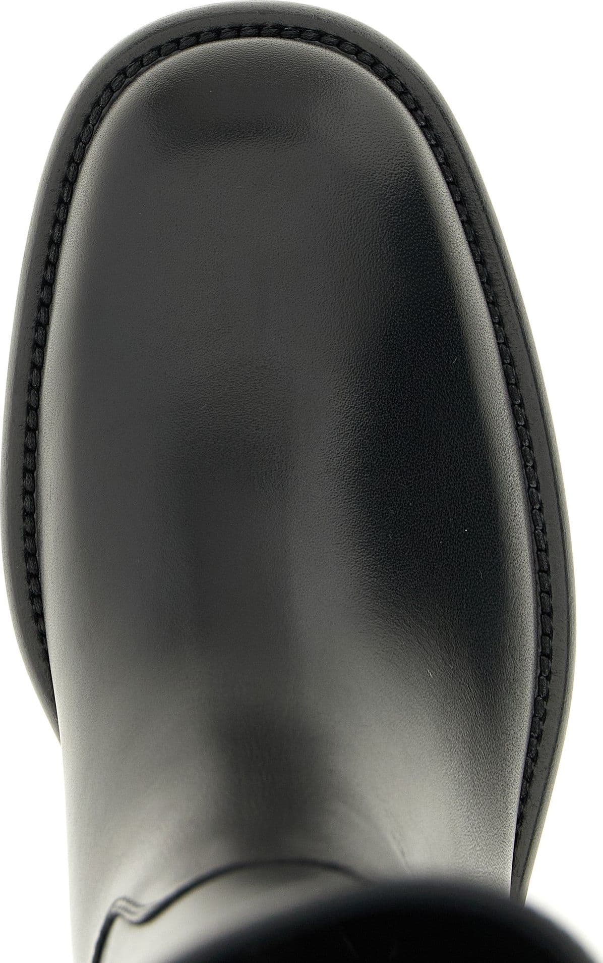 Burberry Black Calfskin Over The Knee - 4