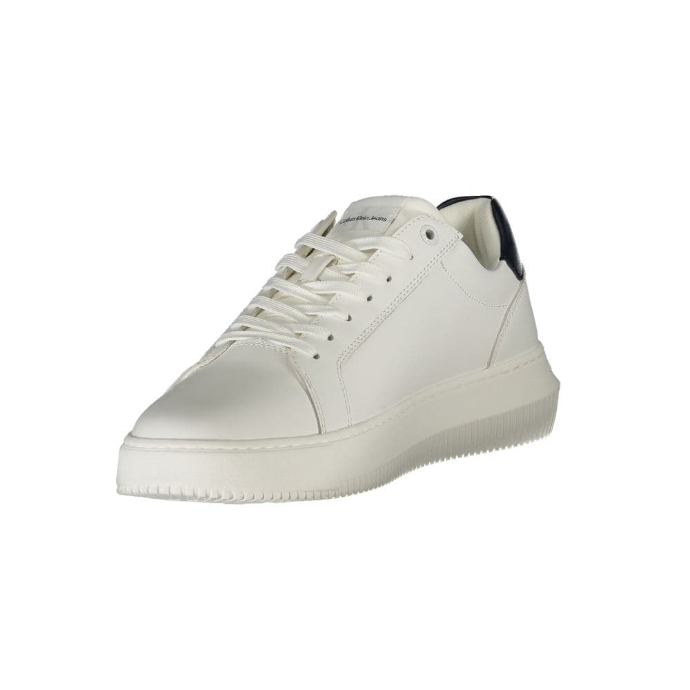 Calvin Klein Bianco Leather Men Sneaker - 3