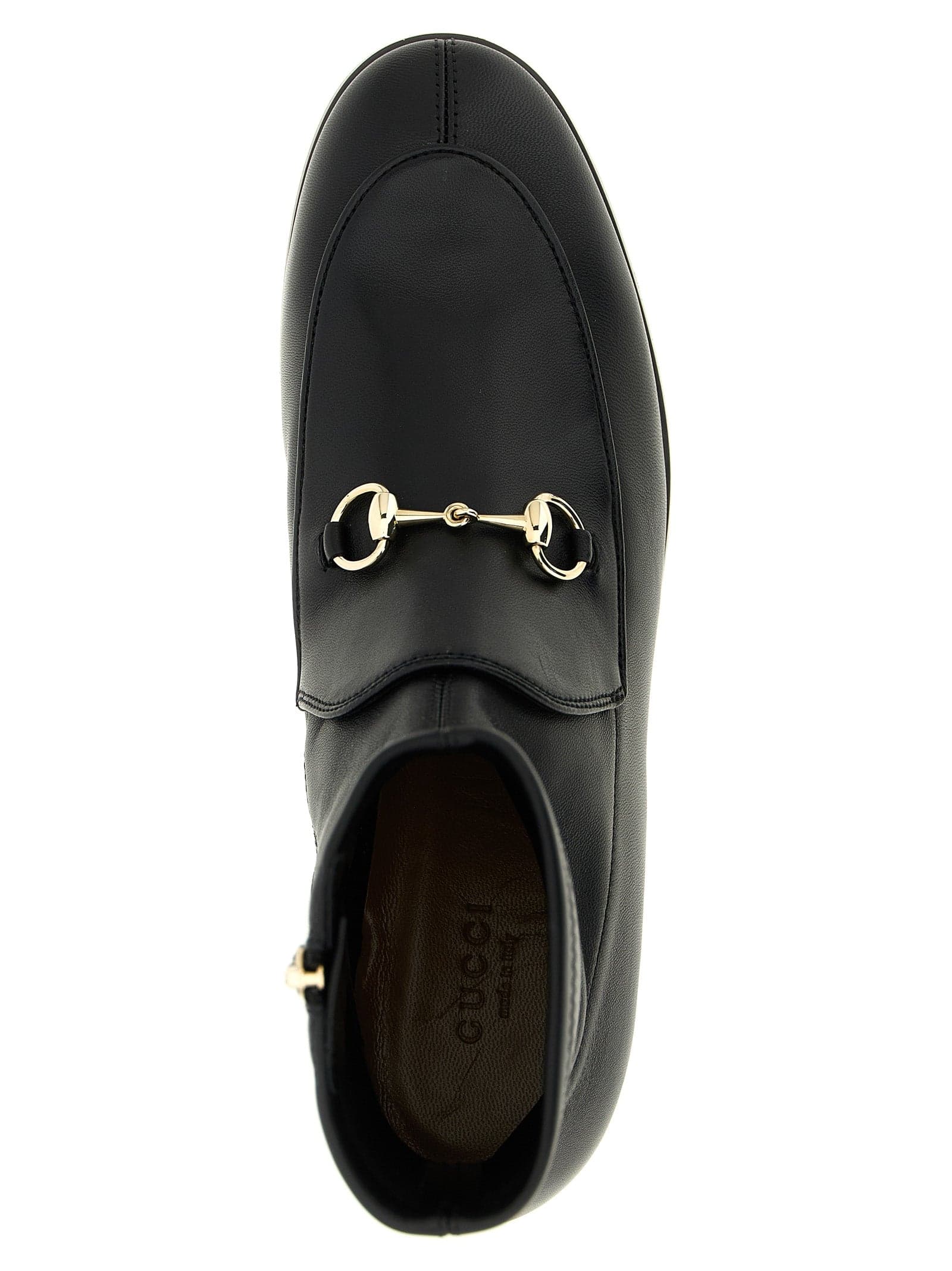 Gucci Black Lamb Leather Ankle Boots - 4