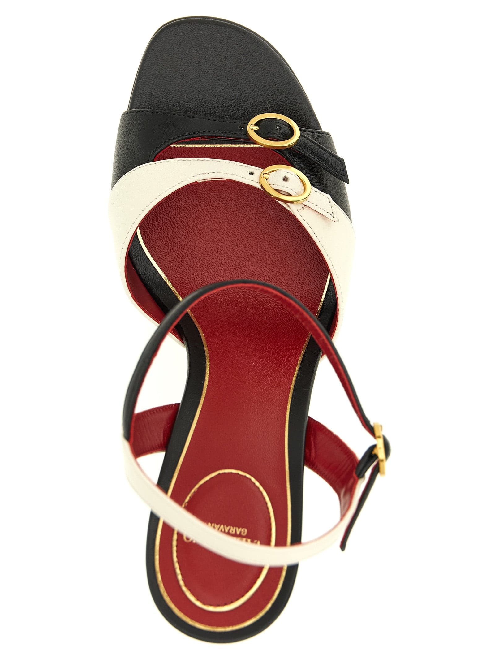 Valentino Garavani Bicolor Calfskin Stiletto Heel Sandals - 4