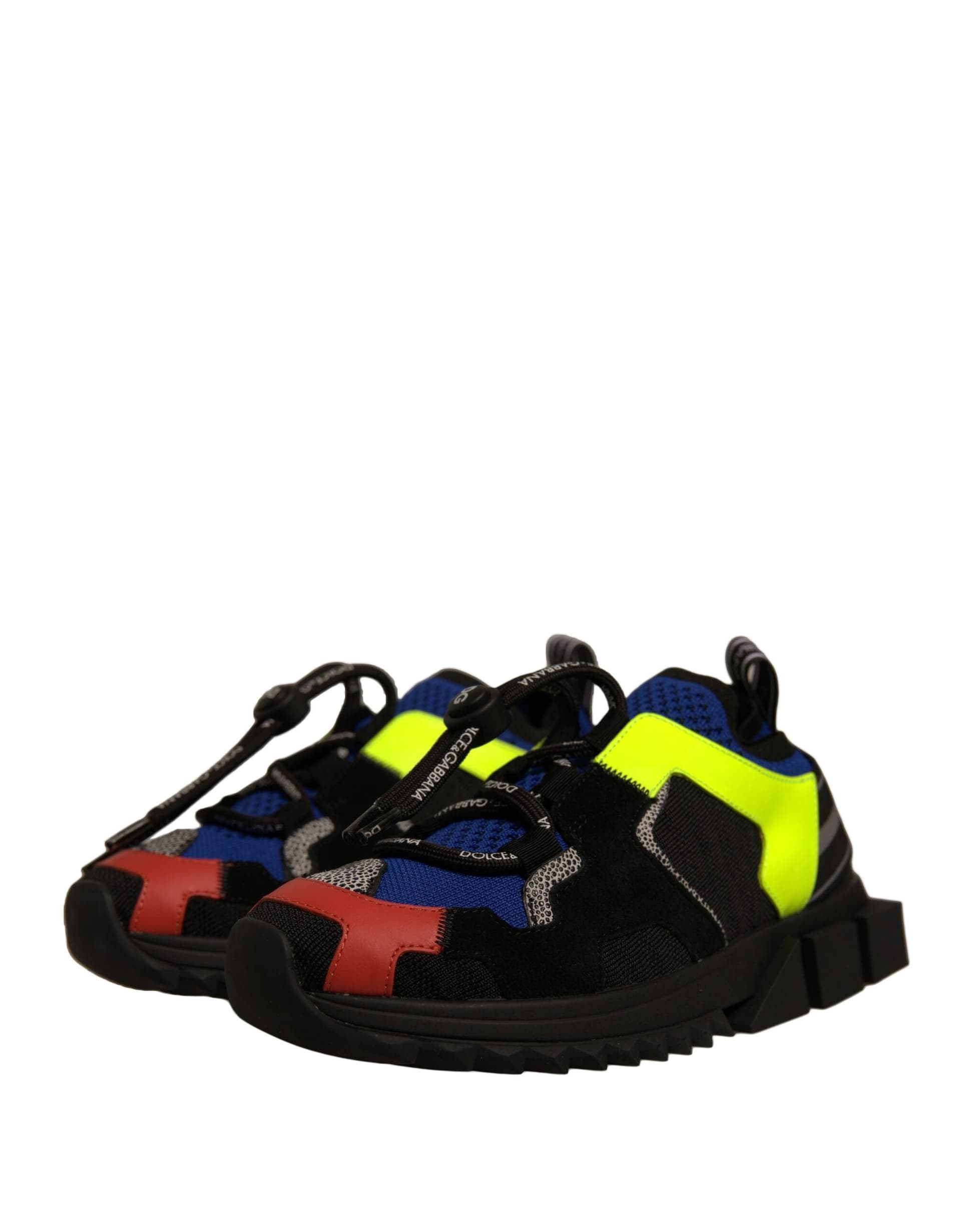 Dolce & Gabbana Multicolor Low Top Sorrento Sneakers Shoes - 2