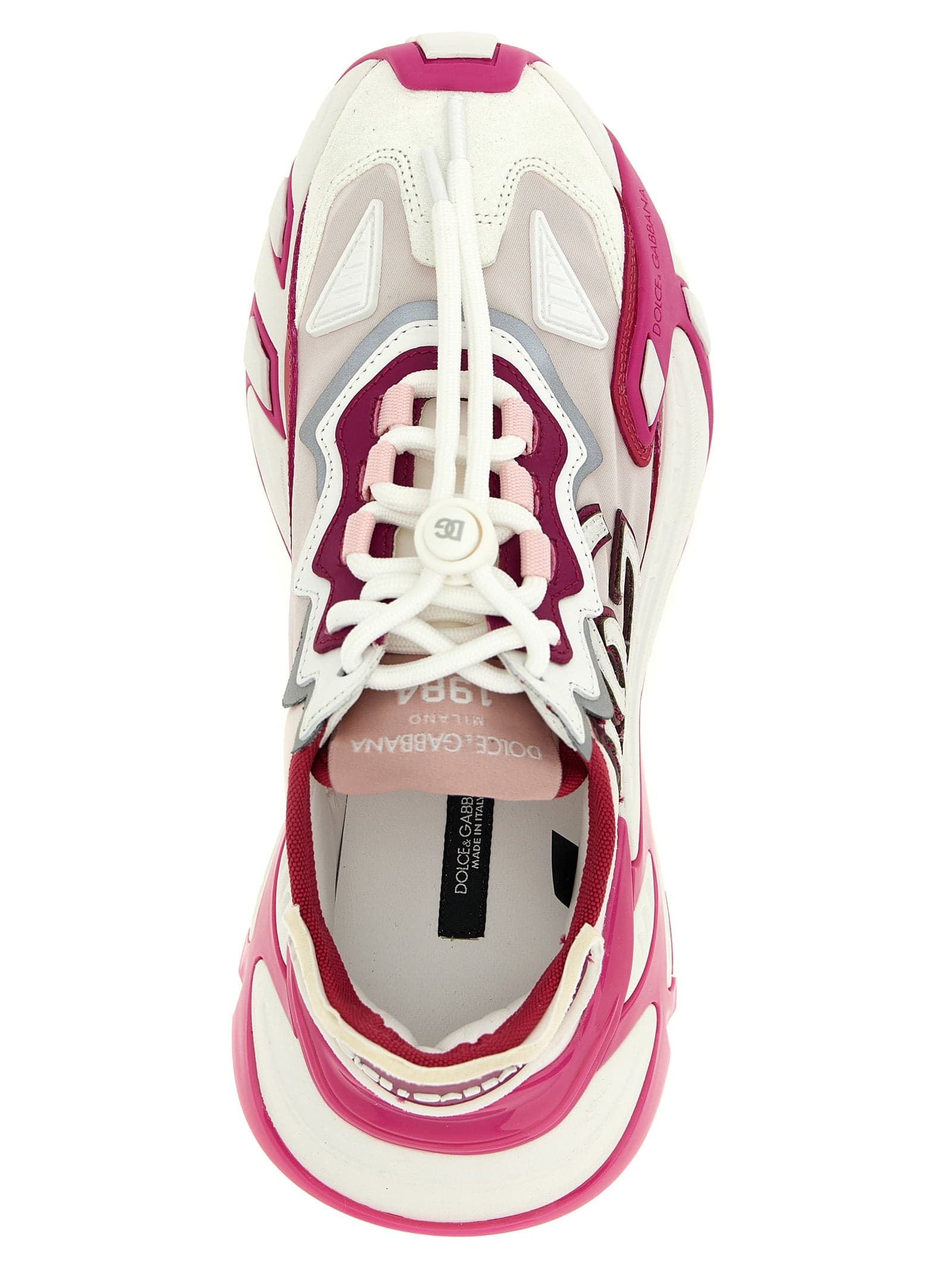 Dolce & Gabbana Fuchsia Viscose Athletic Sneakers - 4