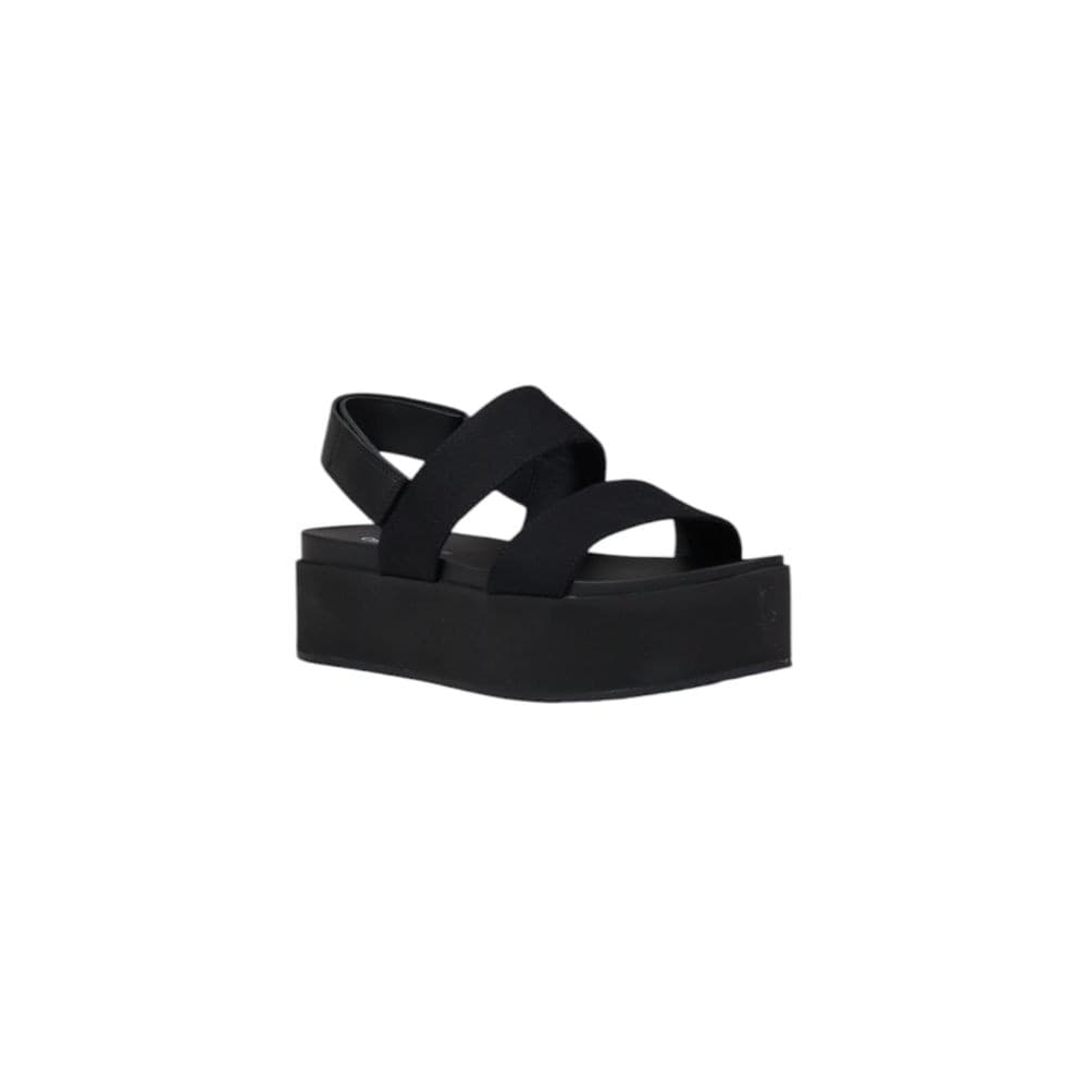 Calvin Klein Jeans Black Organic Cotton Platform Sandals - 2