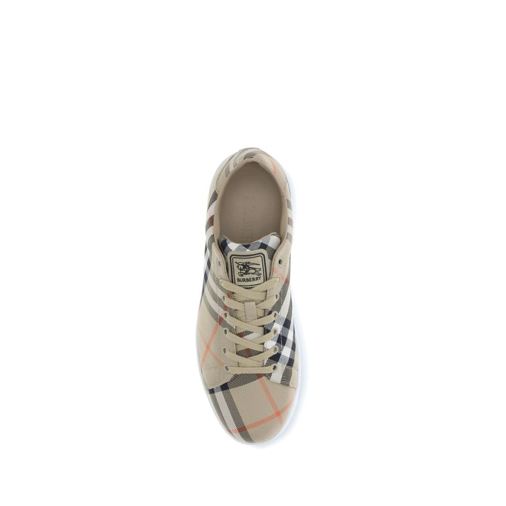 Burberry Multicolor Nylon Low Top Sneakers - 4
