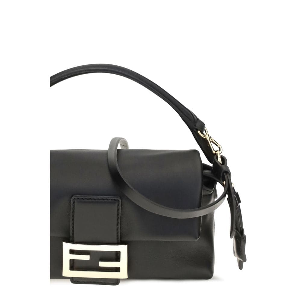 Fendi Black Lamb Ovis Aries Aries Shoulder Bag - 4