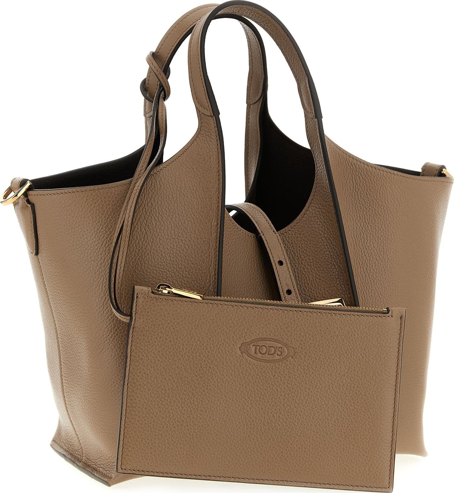 Tod's Beige Calfskin Handbag - 3