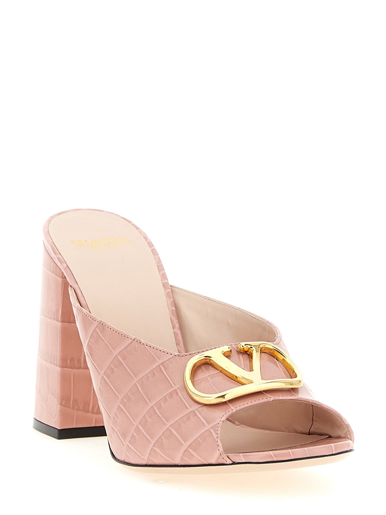 Valentino Garavani Multicolor Calfskin Stiletto Heel Sandals - 2