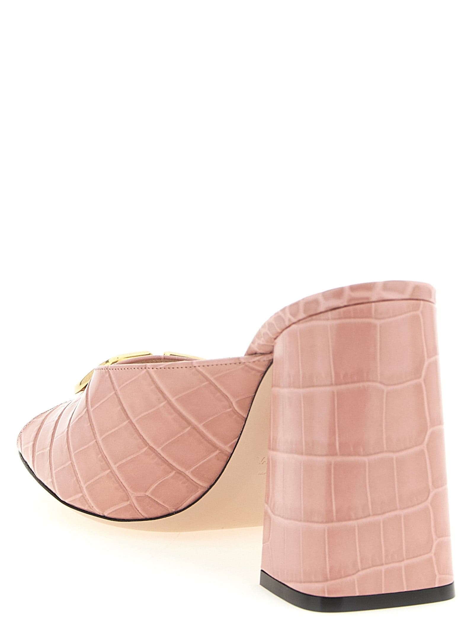 Valentino Garavani Multicolor Calfskin Stiletto Heel Sandals - 3