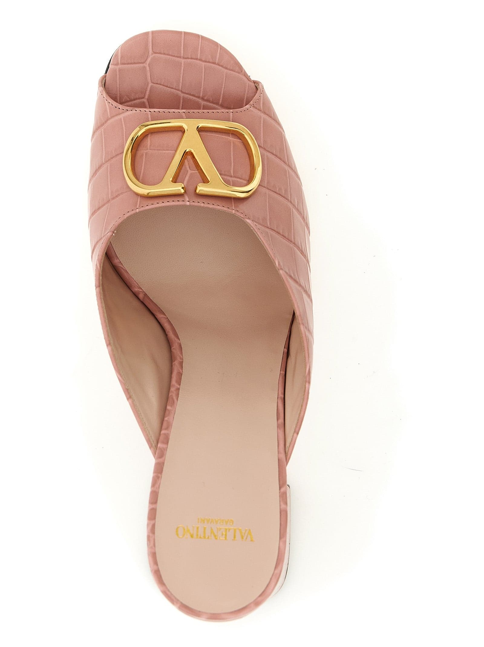Valentino Garavani Multicolor Calfskin Stiletto Heel Sandals - 4